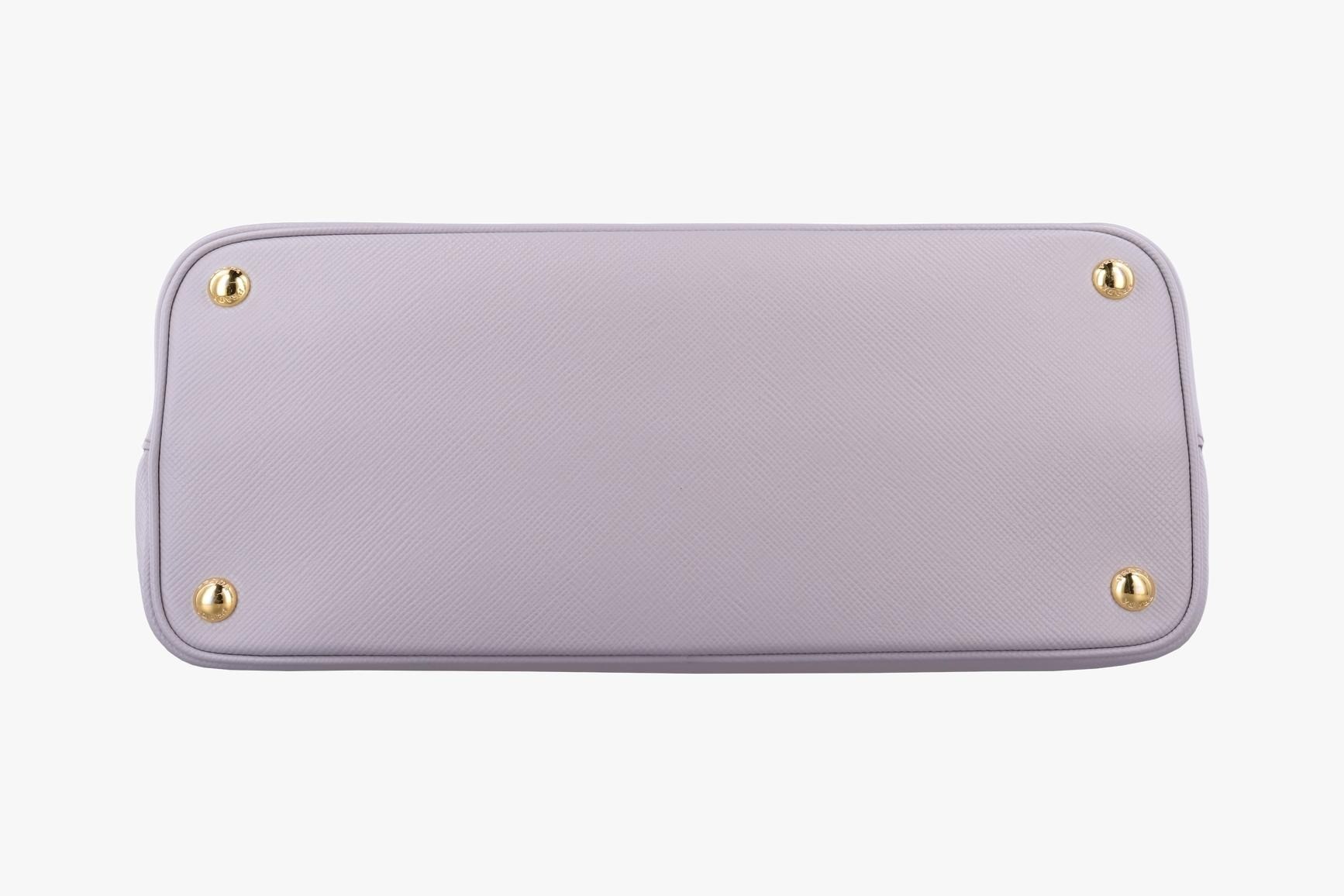 Double Cuir Saffiano Leather Purple — view 3