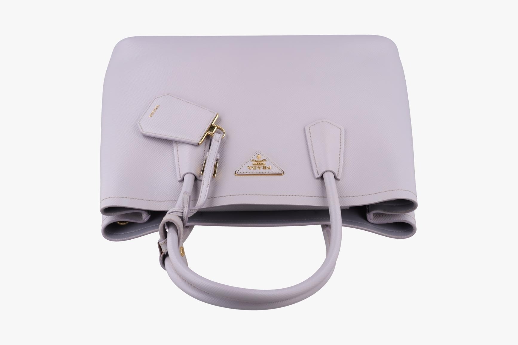 Double Cuir Saffiano Leather Purple — view 5