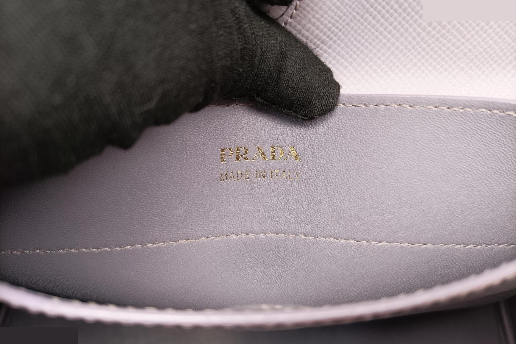 Double Cuir Saffiano Leather Purple — view 7