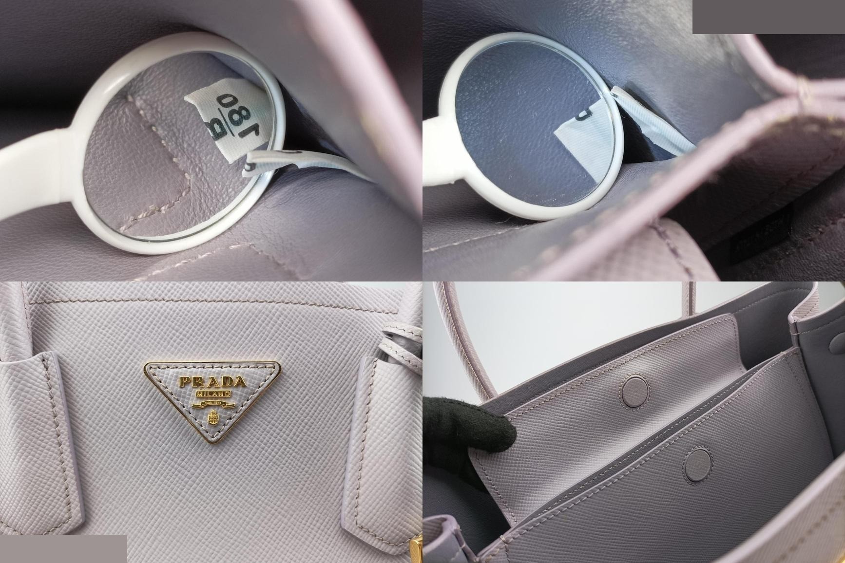 Double Cuir Saffiano Leather Purple — view 8