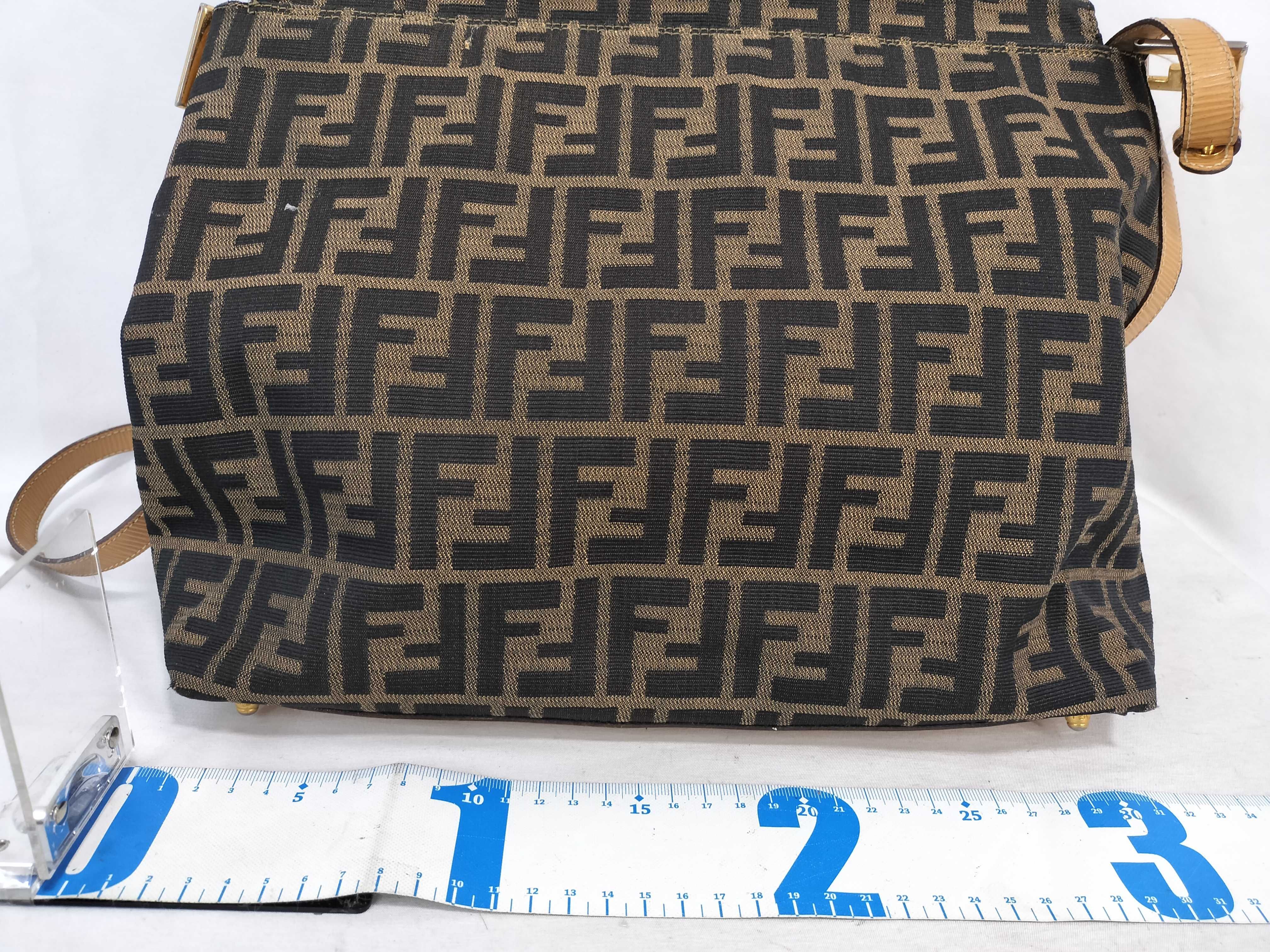 Zucca pattern shoulder bag, brown. — view 2