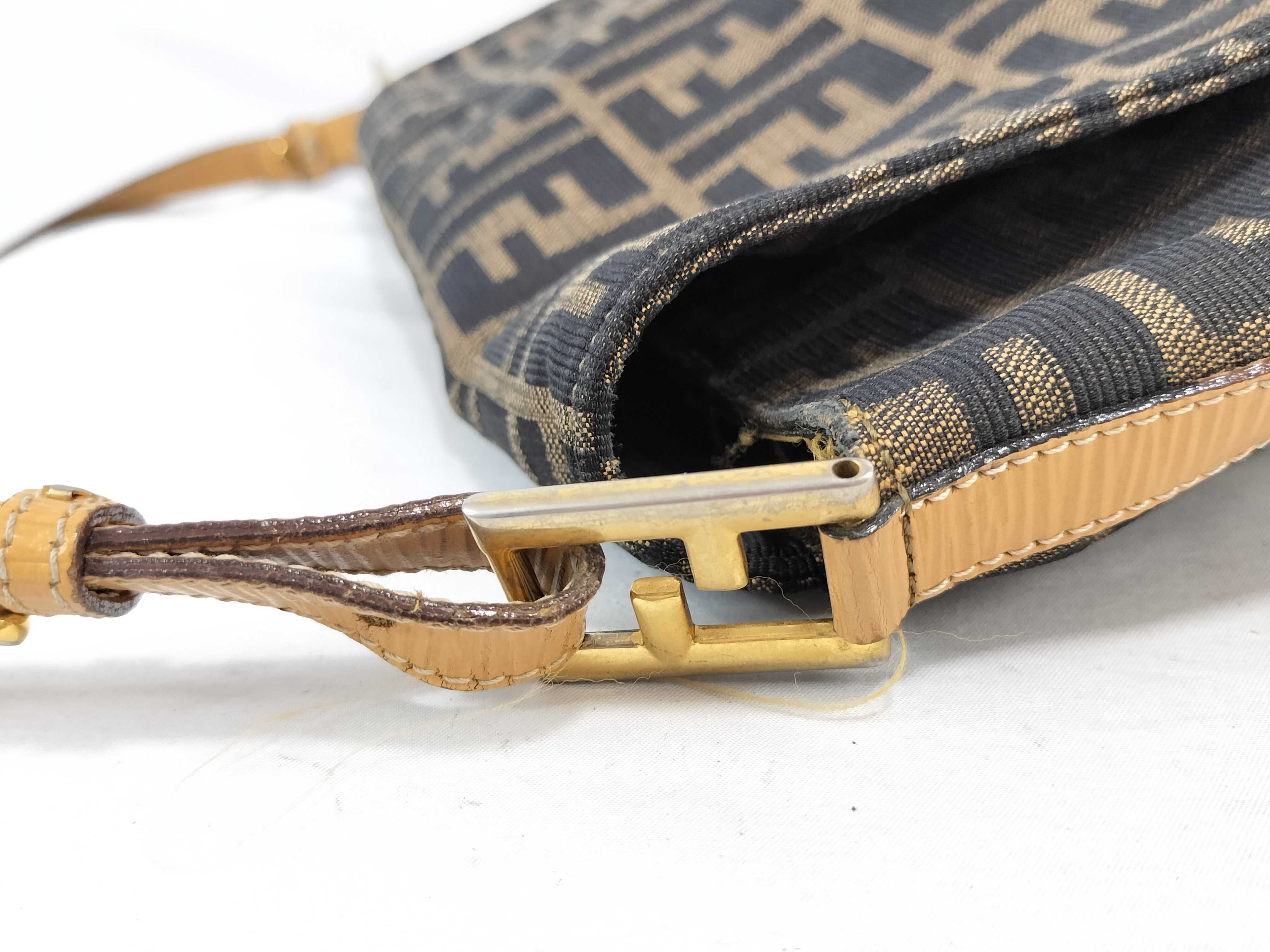 Zucca pattern shoulder bag, brown. — view 5