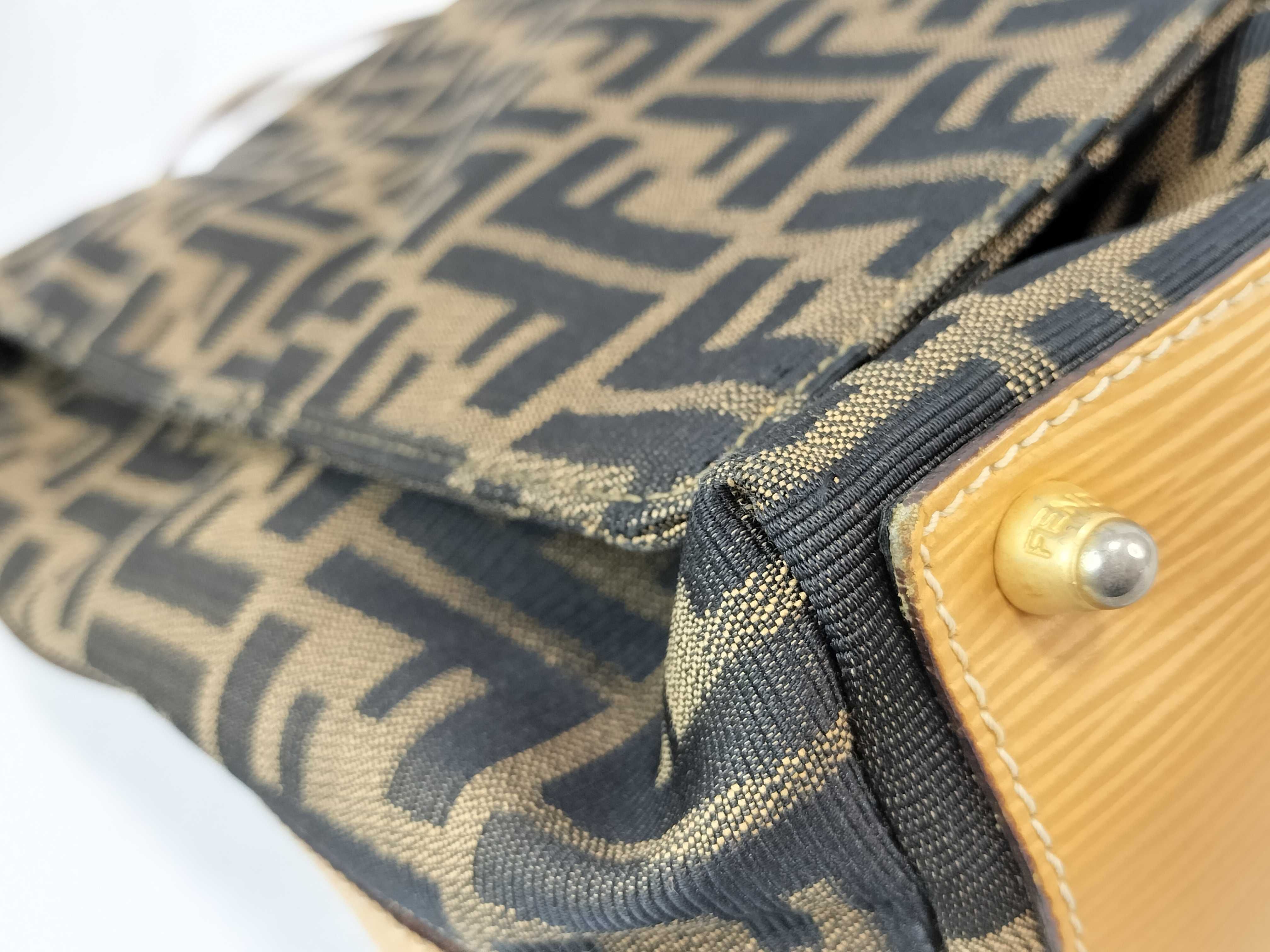 Zucca pattern shoulder bag, brown. — view 6