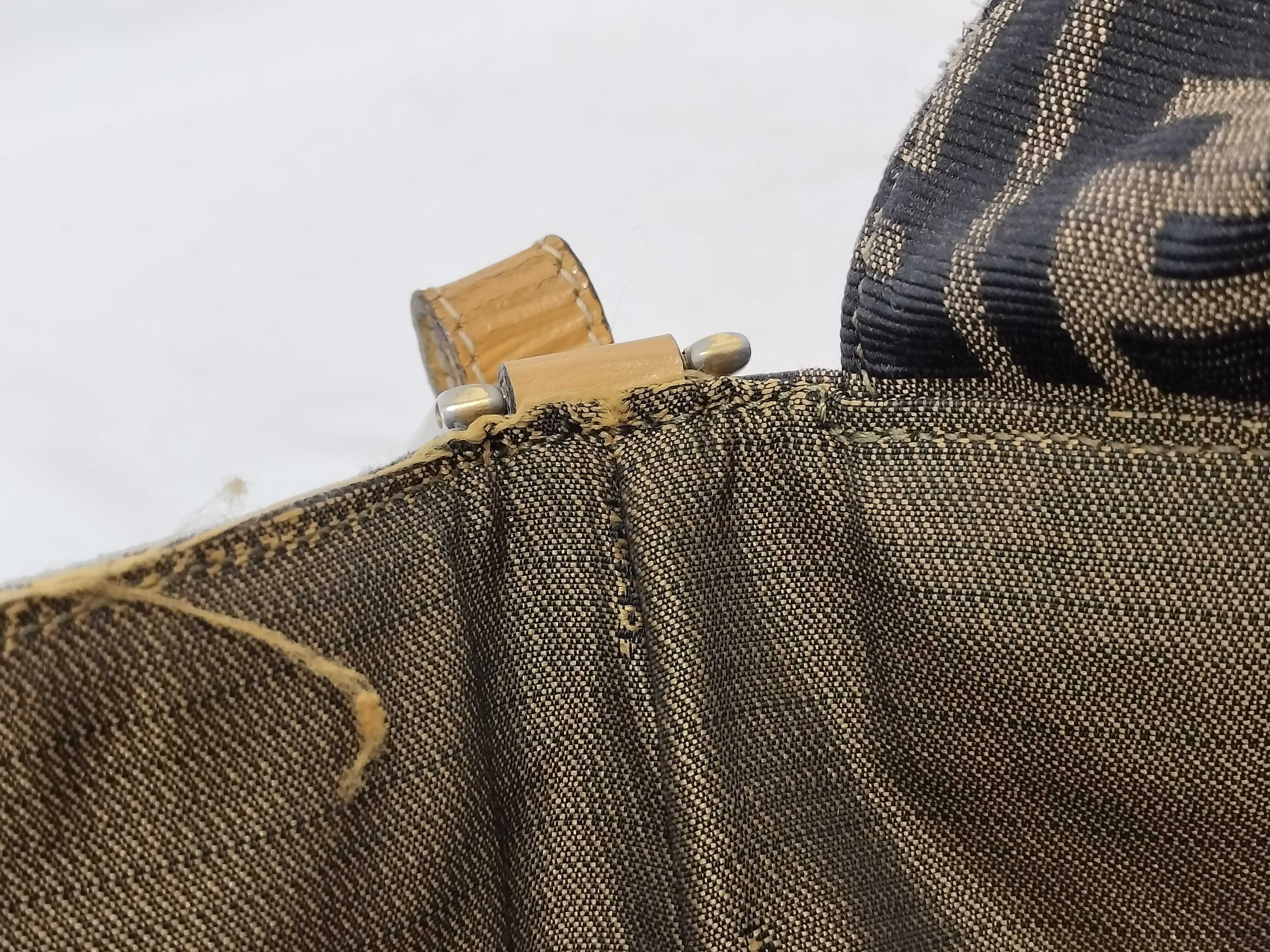 Zucca pattern shoulder bag, brown. — view 9