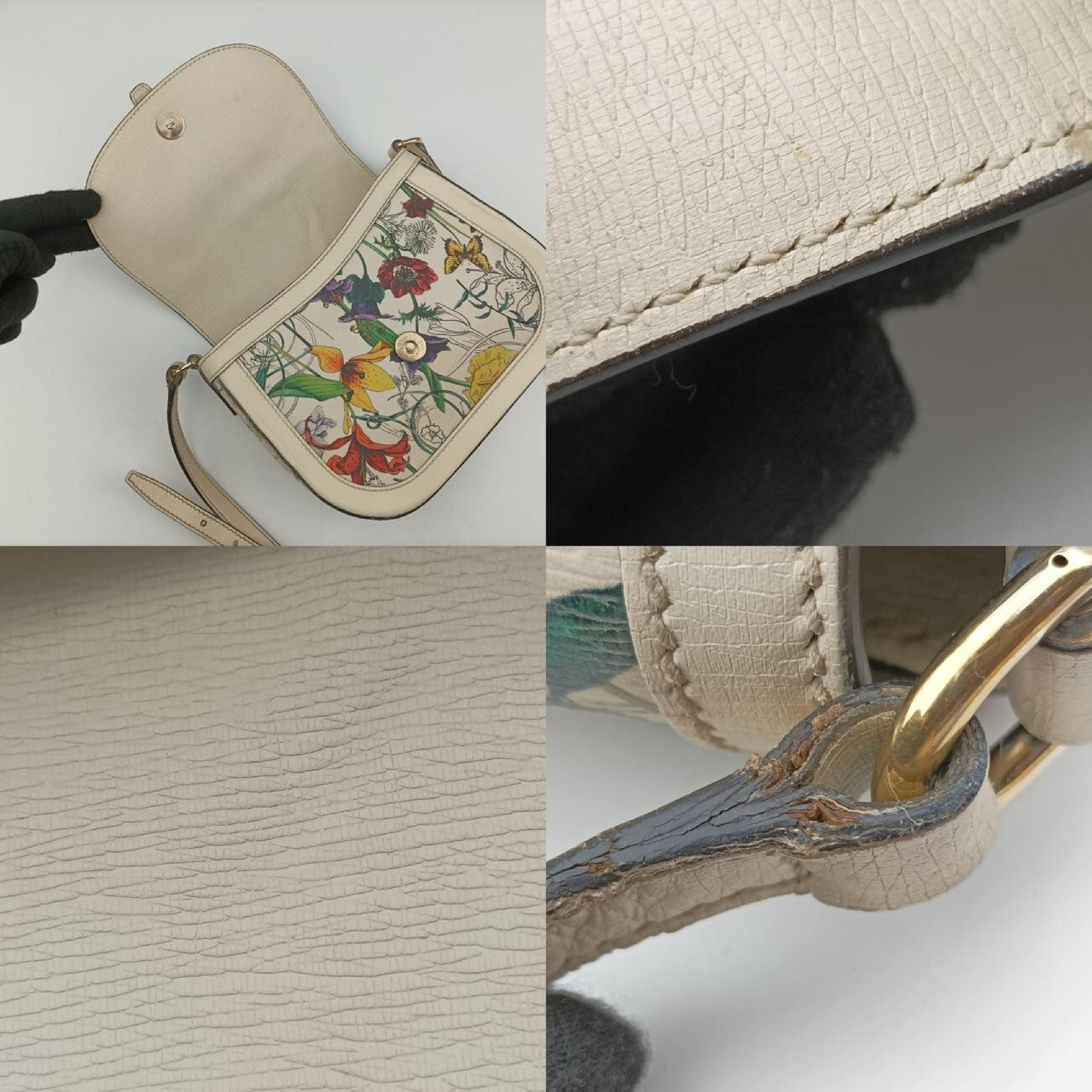 Nice GG Flora Multicolor Leather Shoulder Bag 336749 A016038448 — view 9