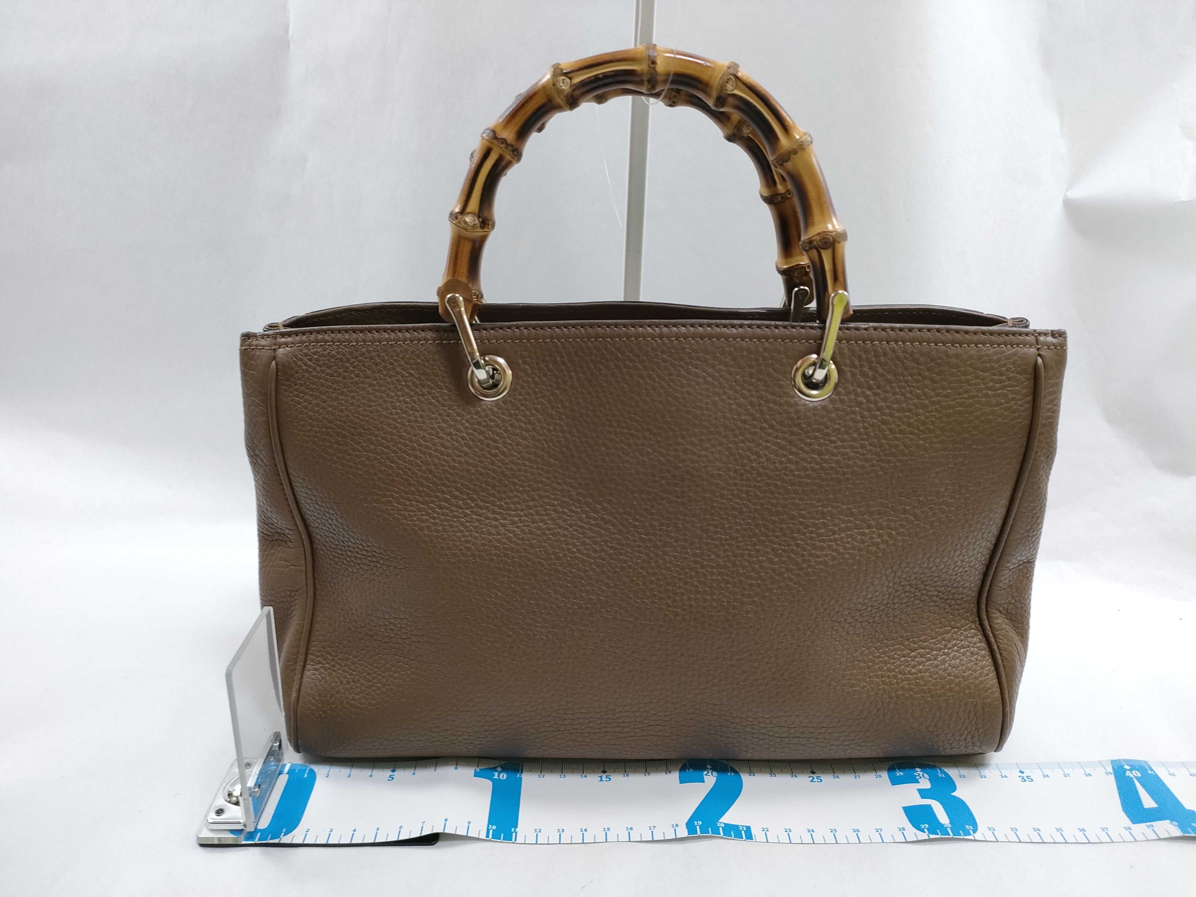 Bamboo Leather Handbag 323660 2-Way Handbag — view 2