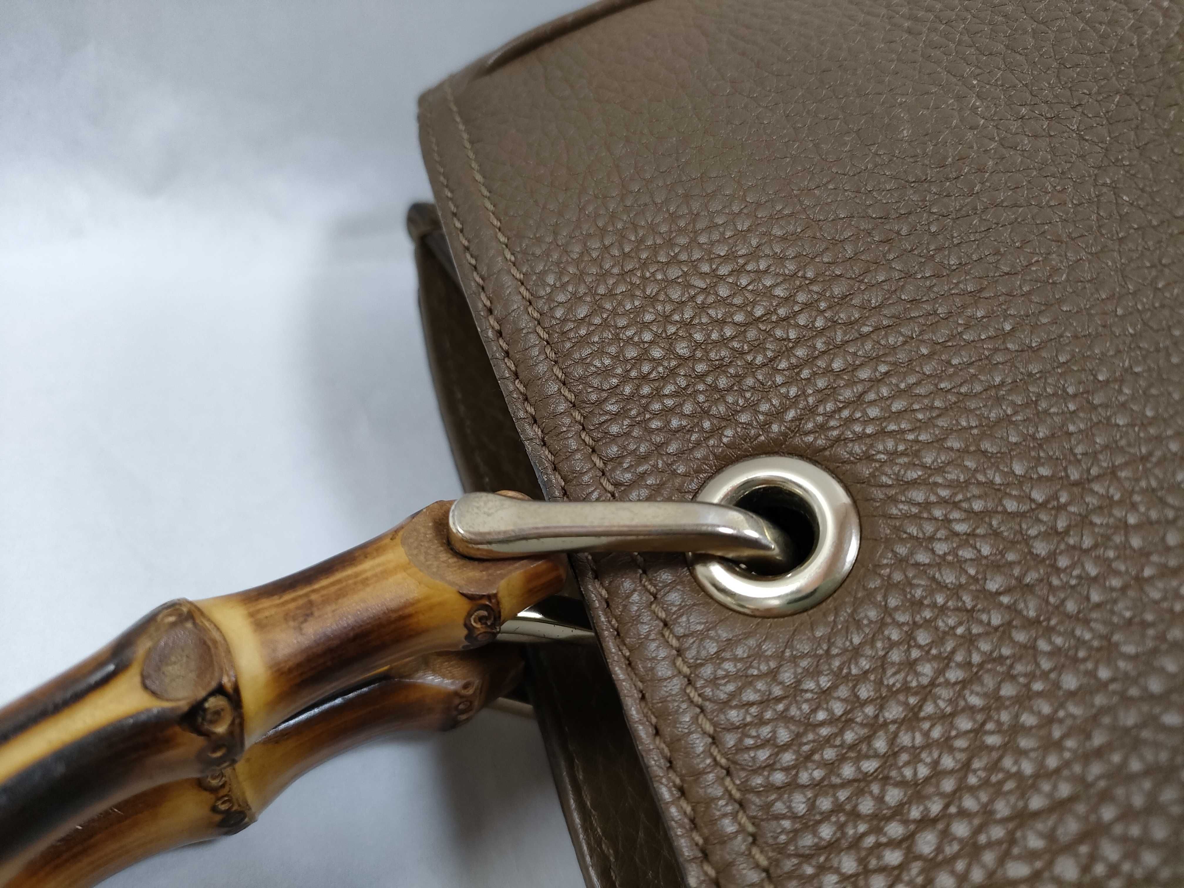 Bamboo Leather Handbag 323660 2-Way Handbag — view 5