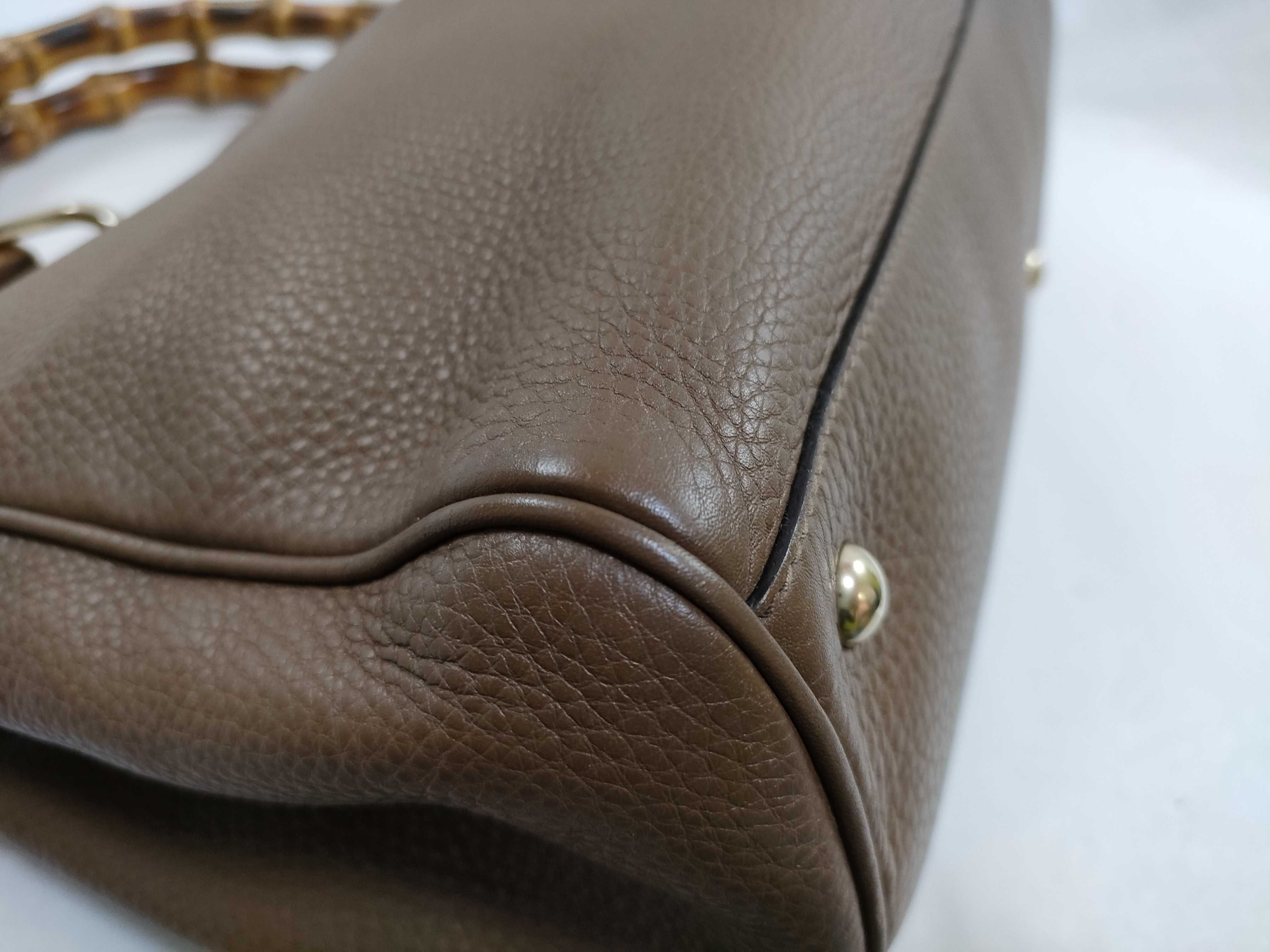 Bamboo Leather Handbag 323660 2-Way Handbag — view 6