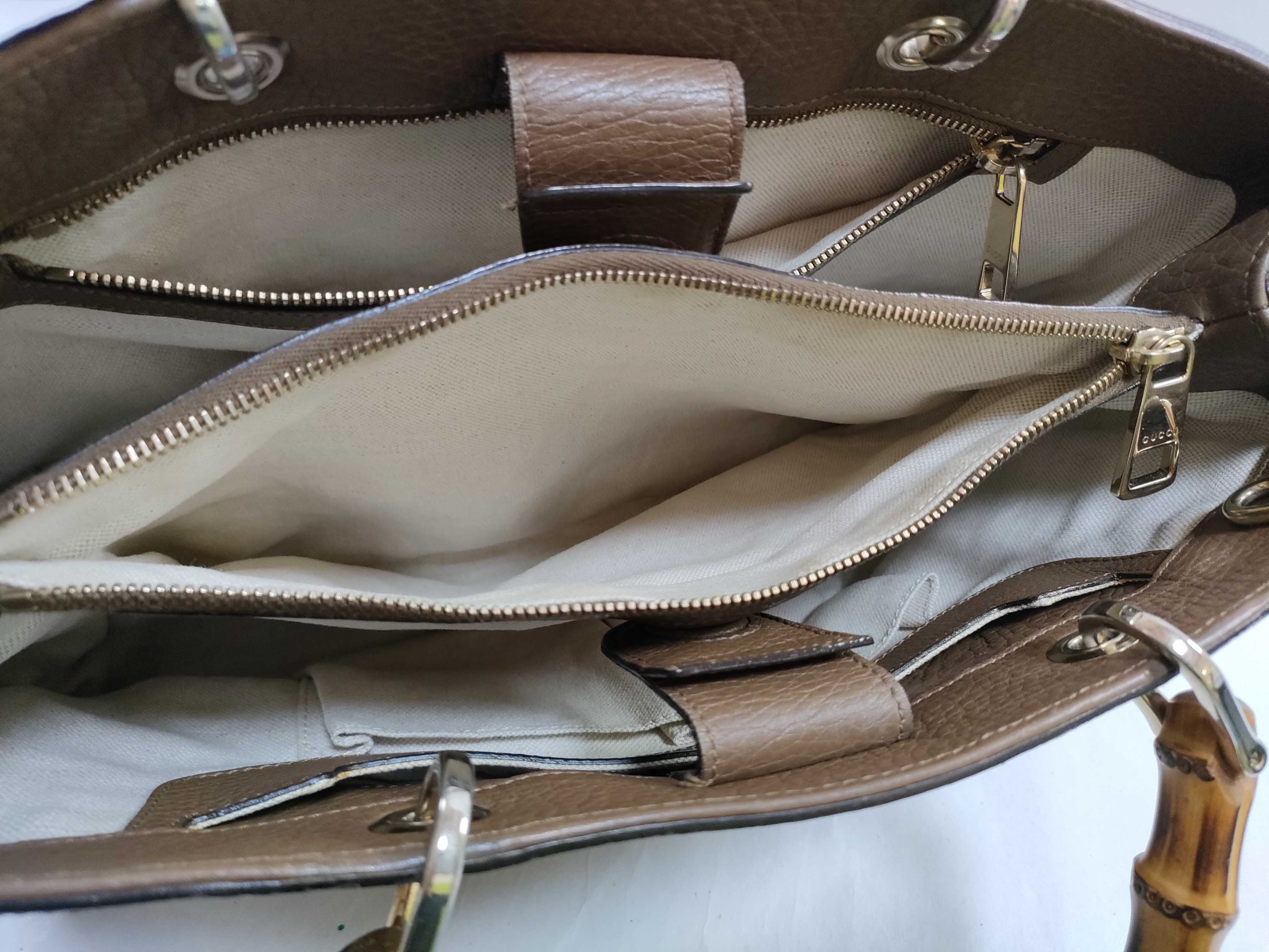 Bamboo Leather Handbag 323660 2-Way Handbag — view 8