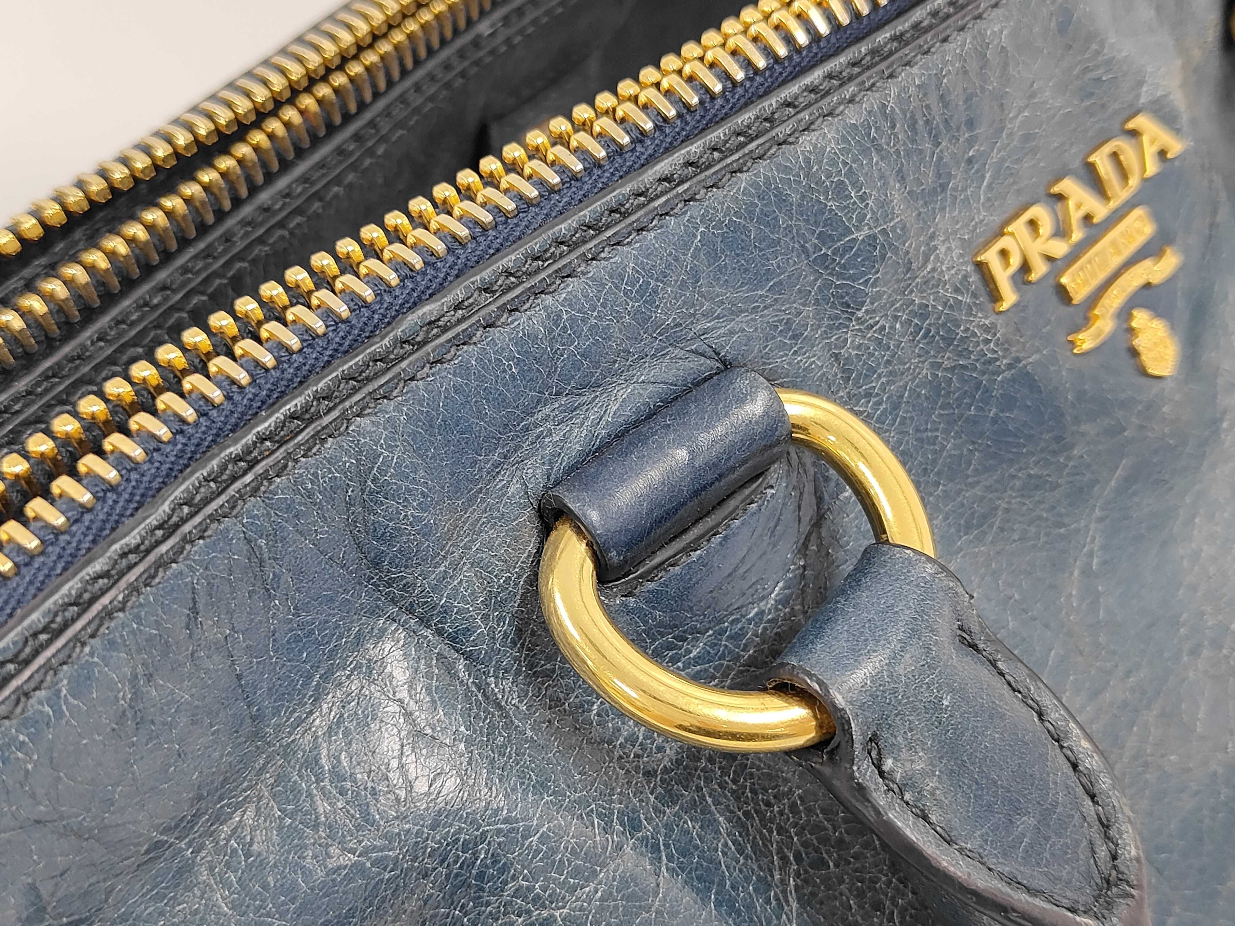 Leather Blue Handbag BN2324 Handbag — view 6