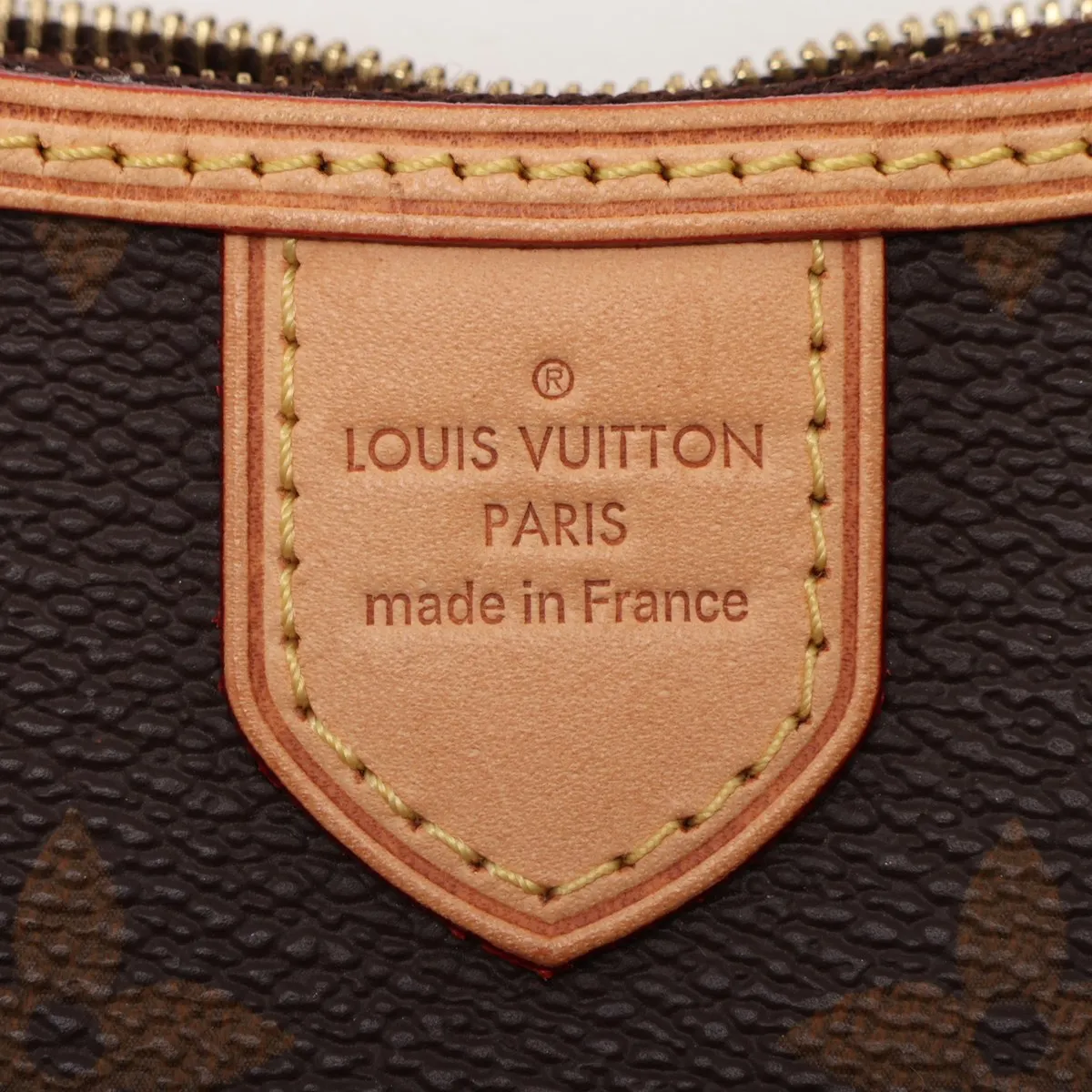 Monogram Mini Pochette Delightful M40309 SA1120 Brown — view 7