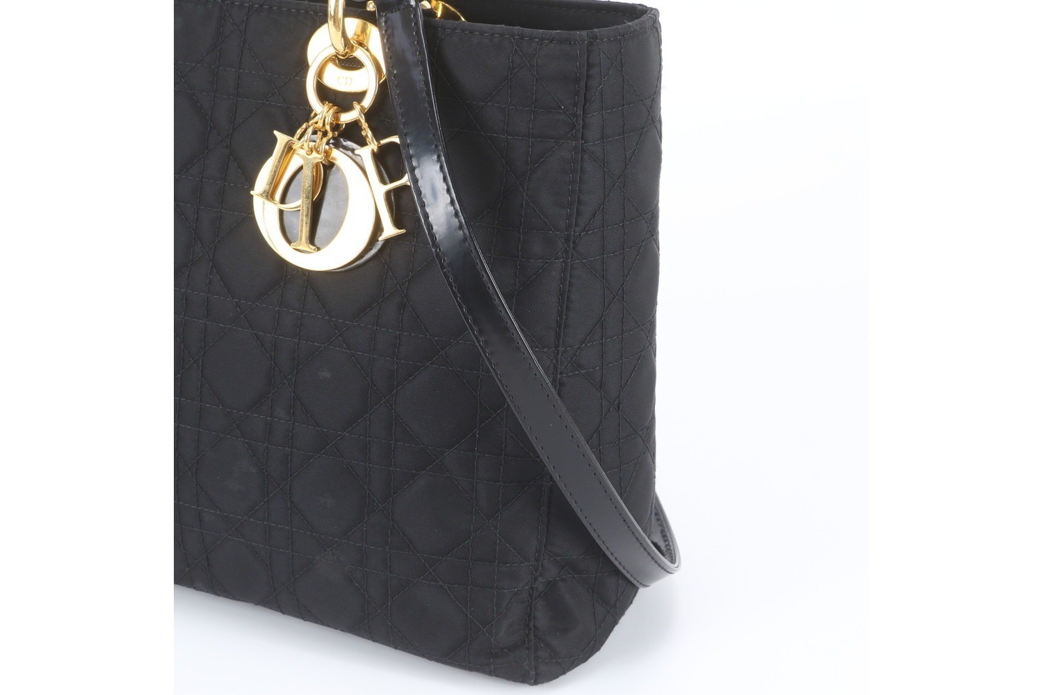 Cannage Lady Dior Leather 2-Way Shoulder Bag — view 3