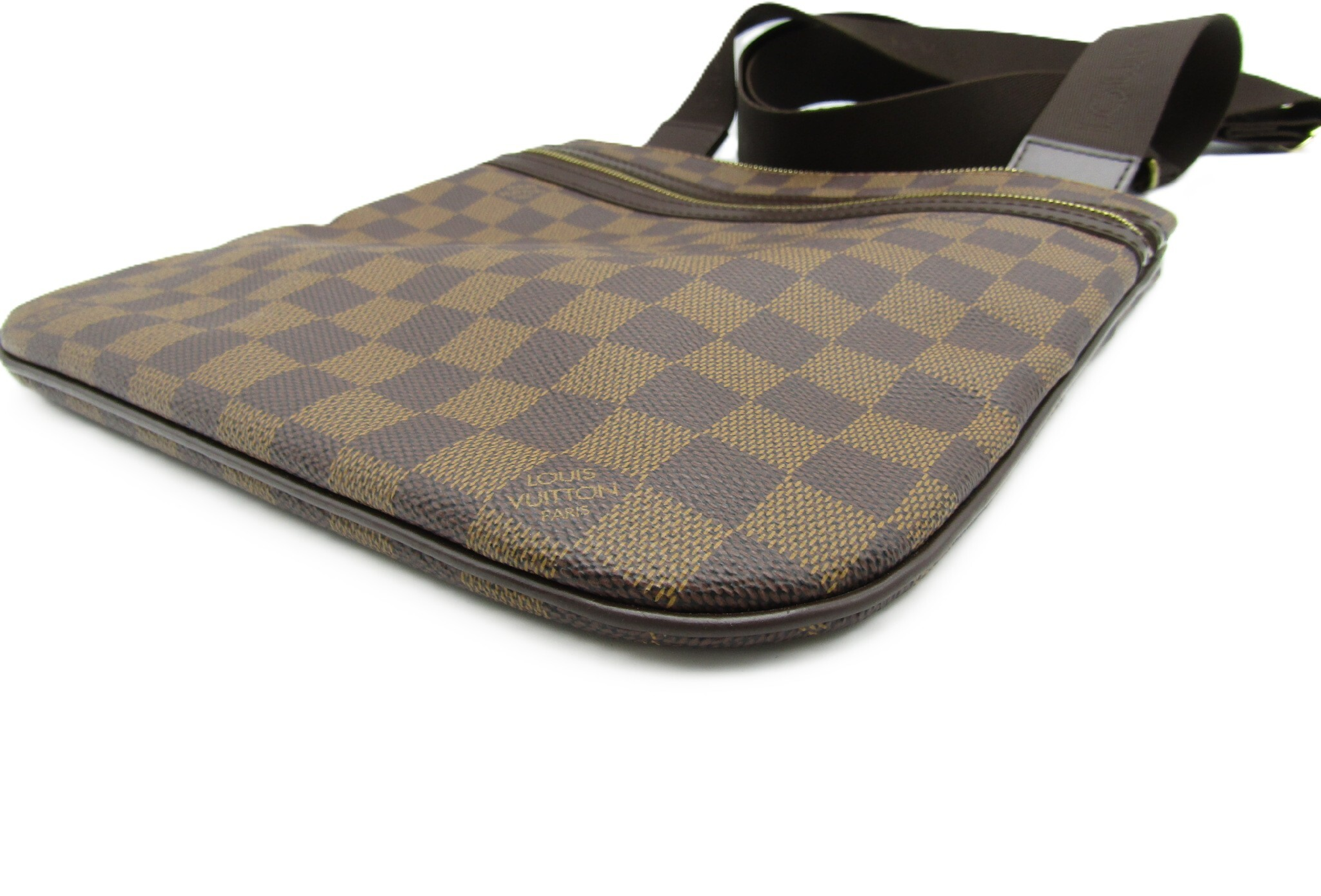 LV Damier Pochette Bosphore N51111 Gold Hardware Shoulder Bag — view 3