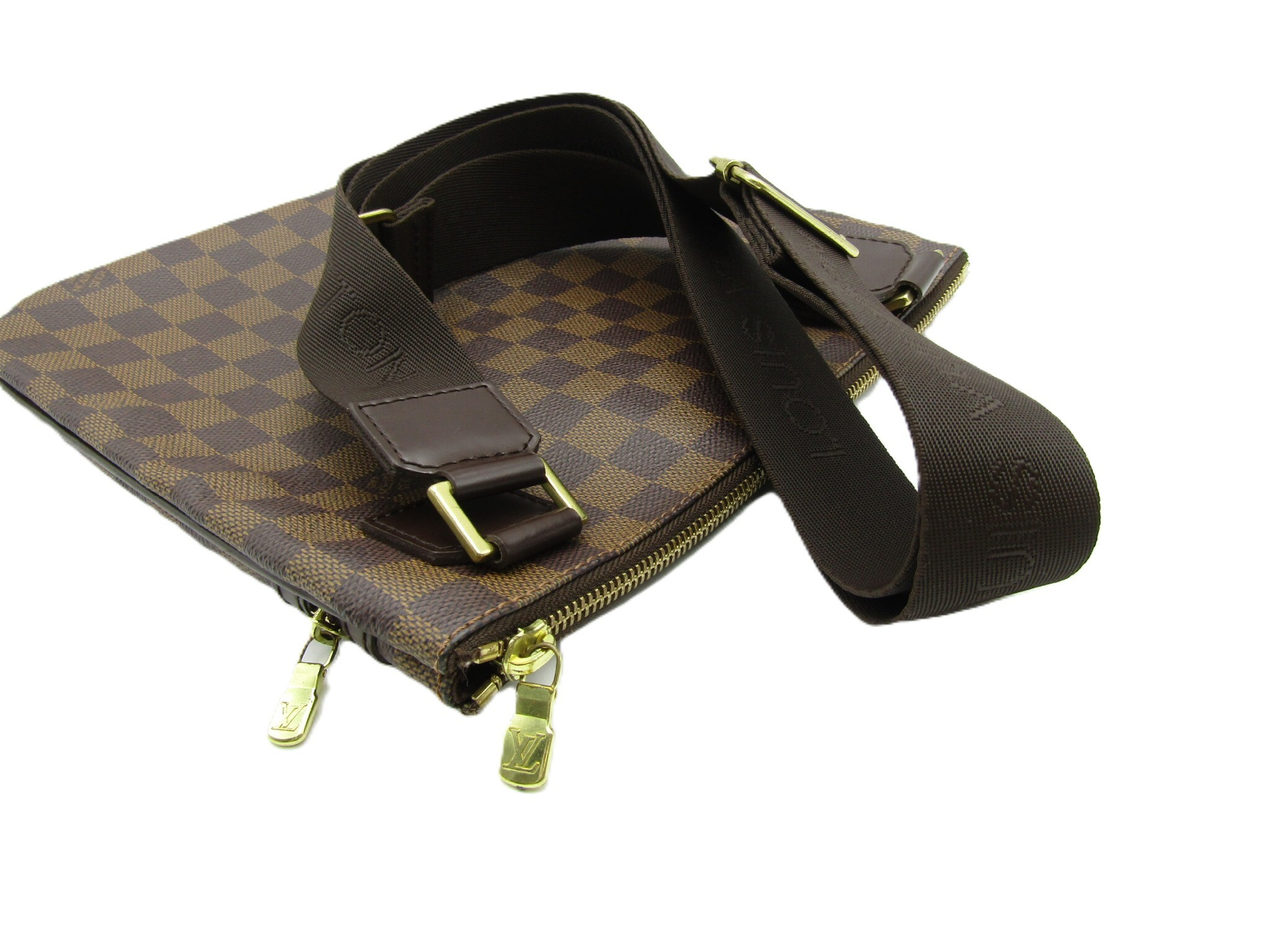 LV Damier Pochette Bosphore N51111 Gold Hardware Shoulder Bag — view 5