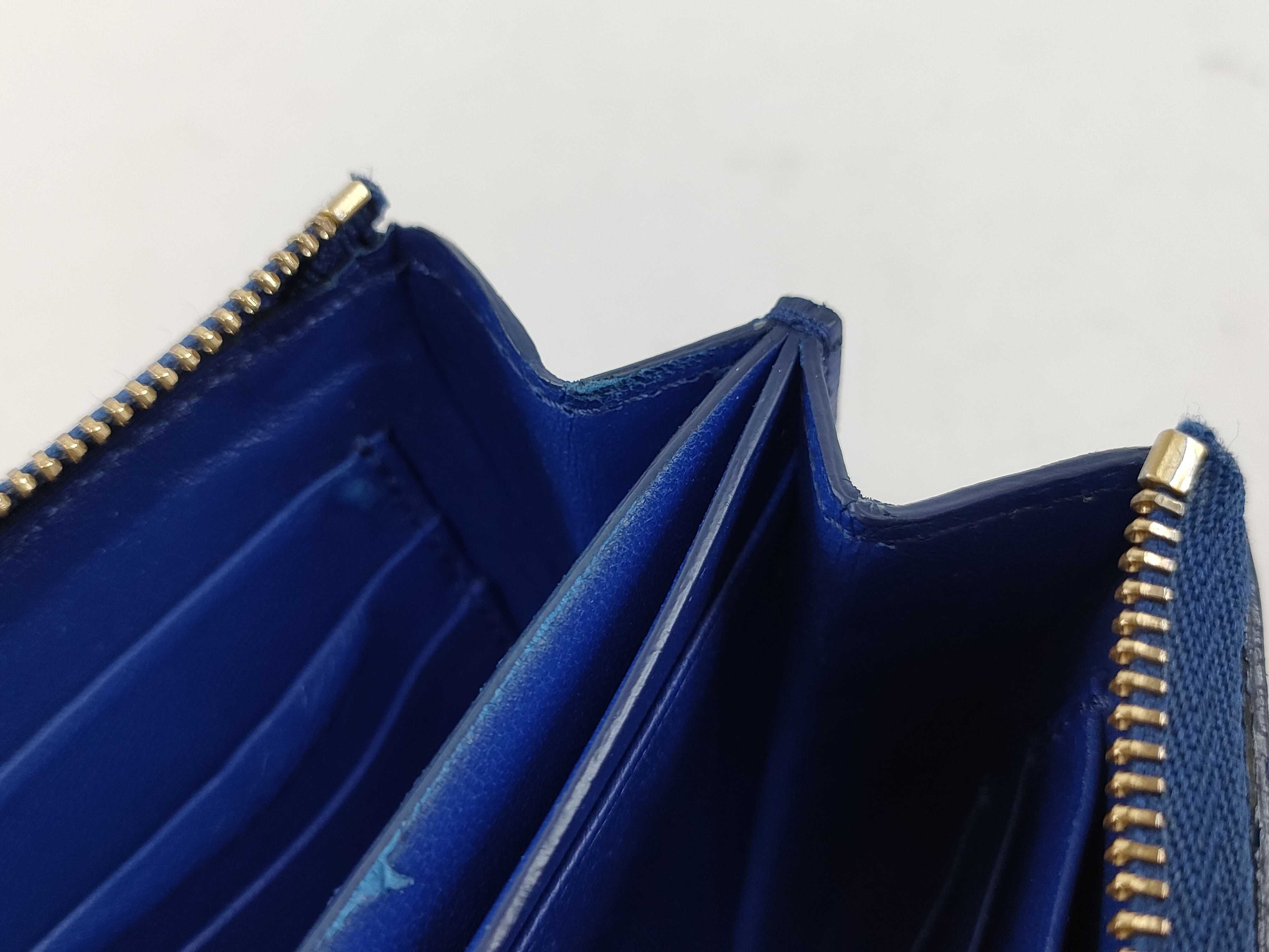 Round Long Wallet, Blue — view 11