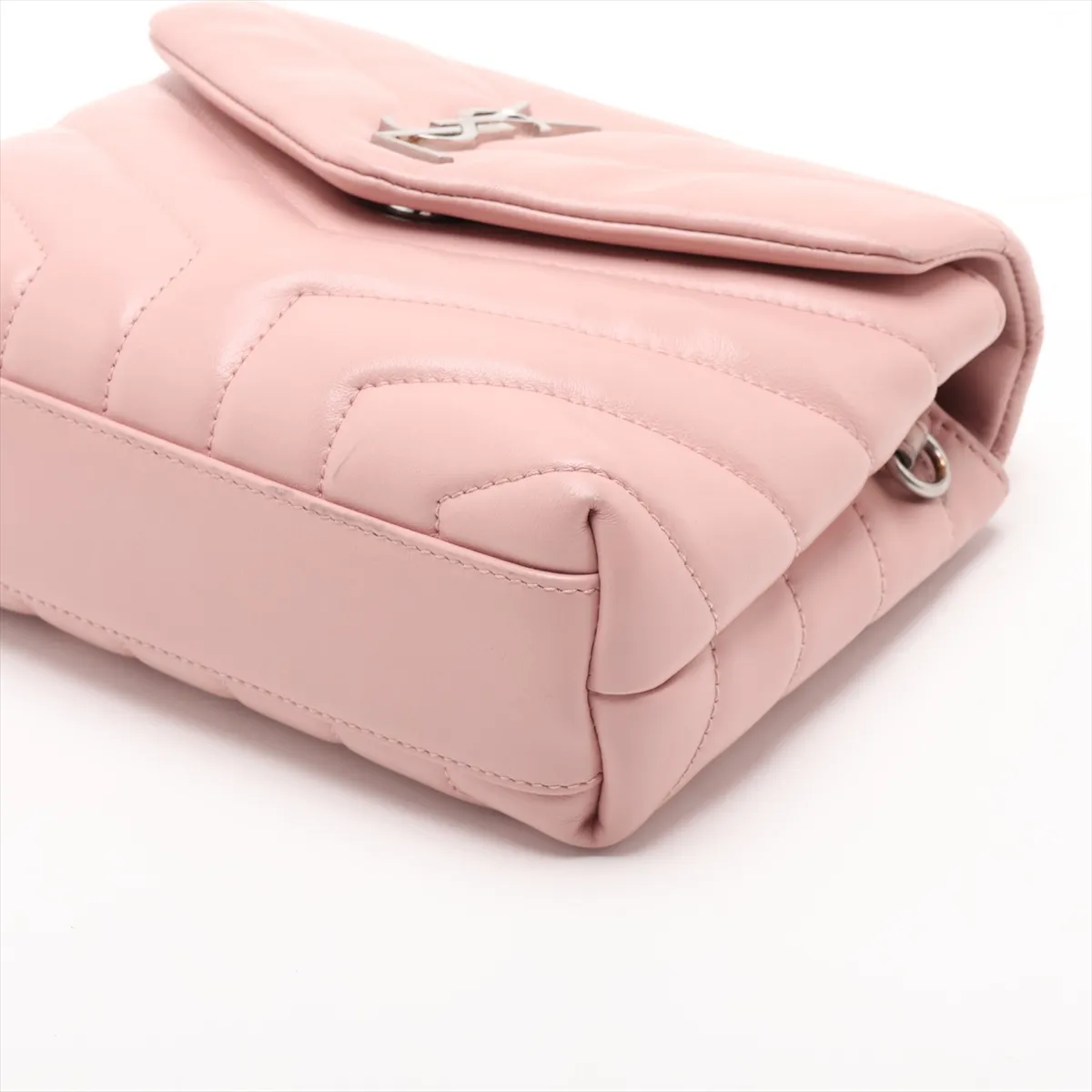 Loulou 467072 Leather Shoulder Bag Pink — view 3