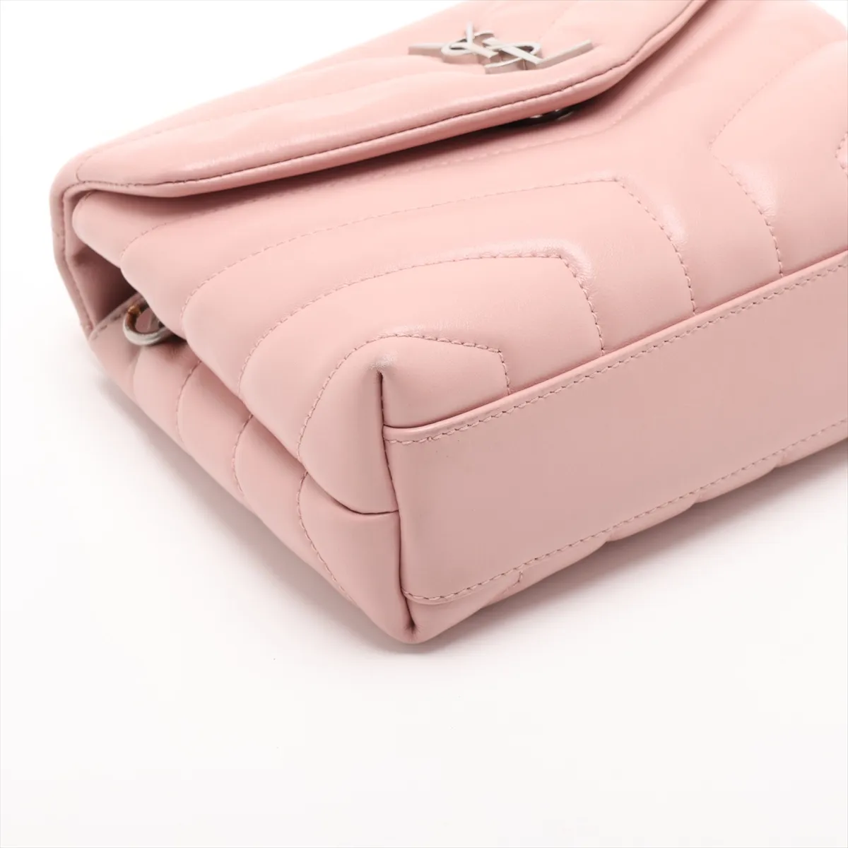 Loulou 467072 Leather Shoulder Bag Pink — view 4