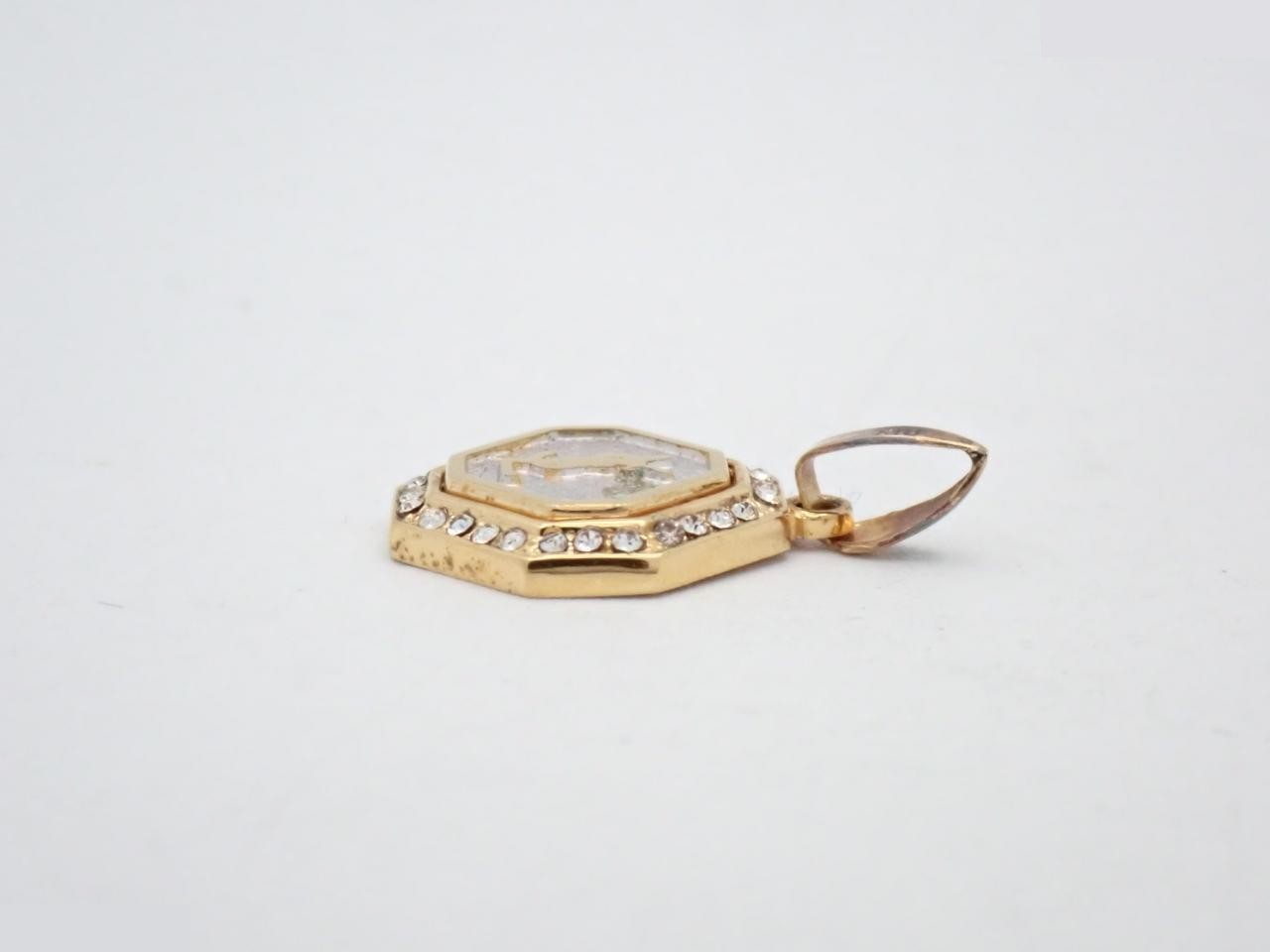 Logo Precious Metal Charm Pendant — view 3