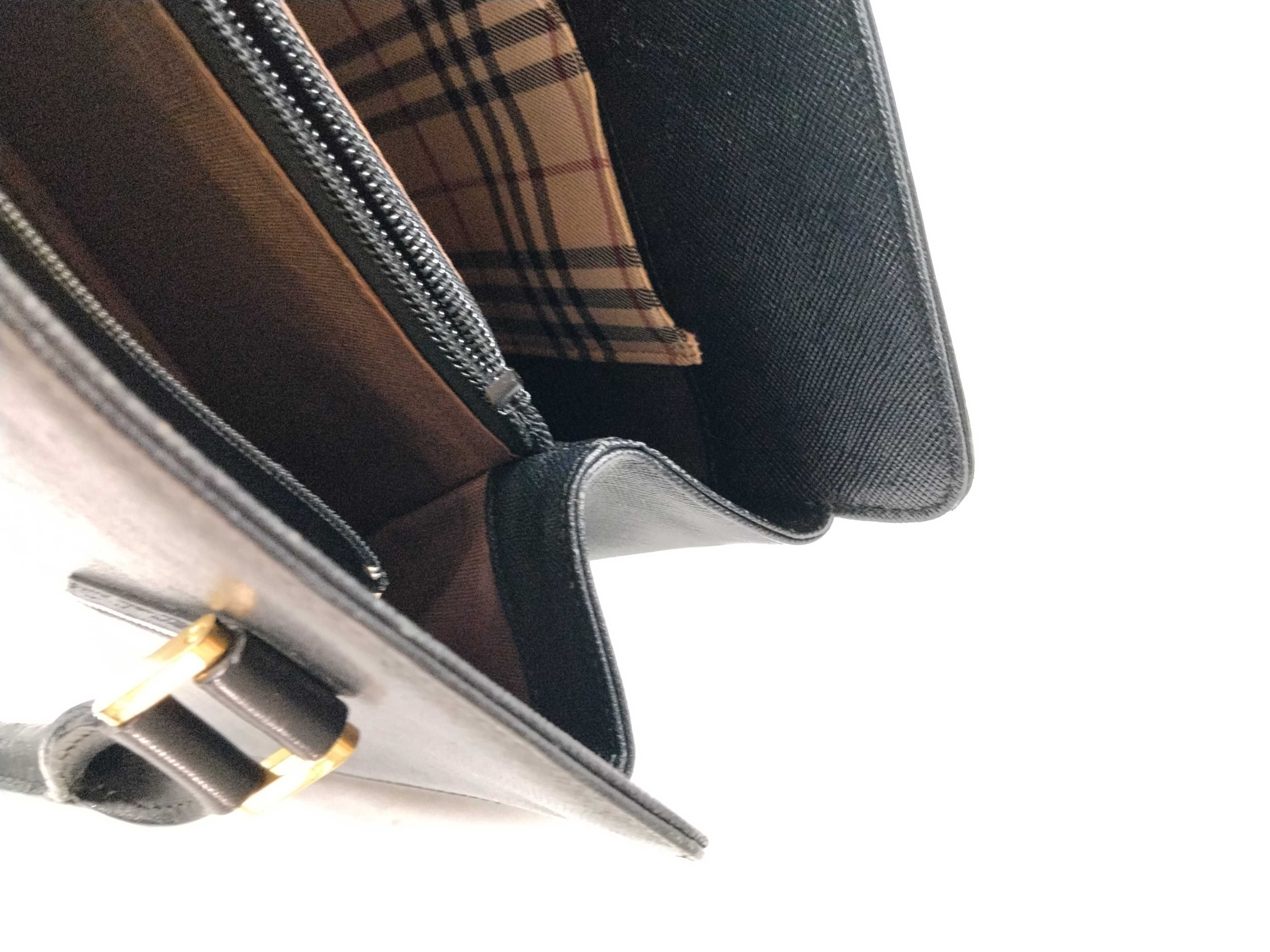 Nova Check Handbag, Black — view 11