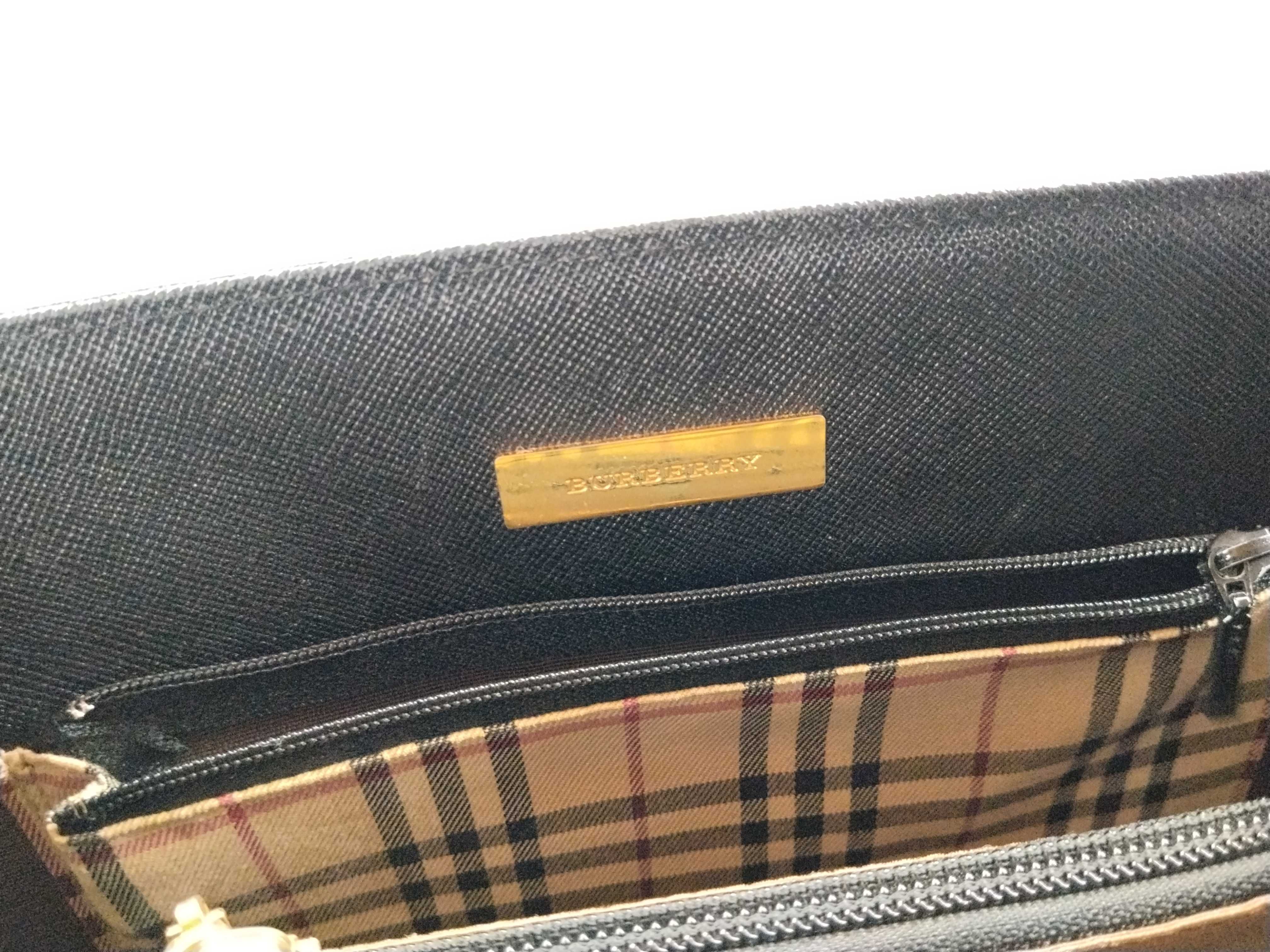Nova Check Handbag, Black — view 13