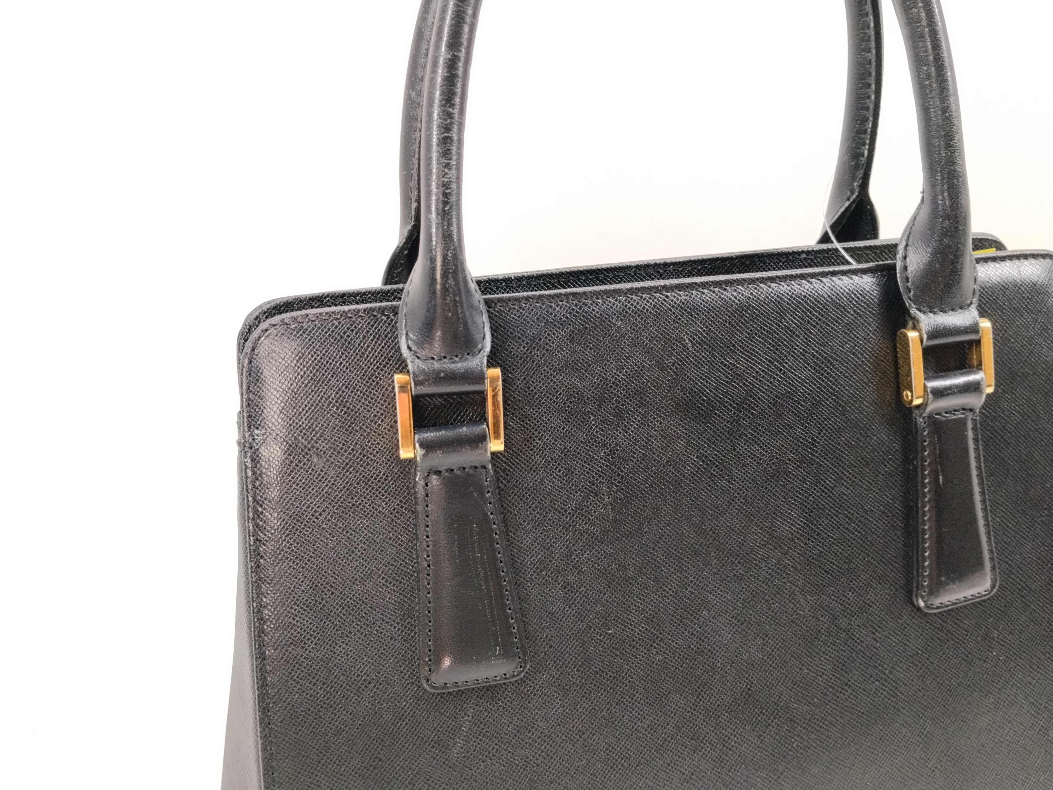 Nova Check Handbag, Black — view 3