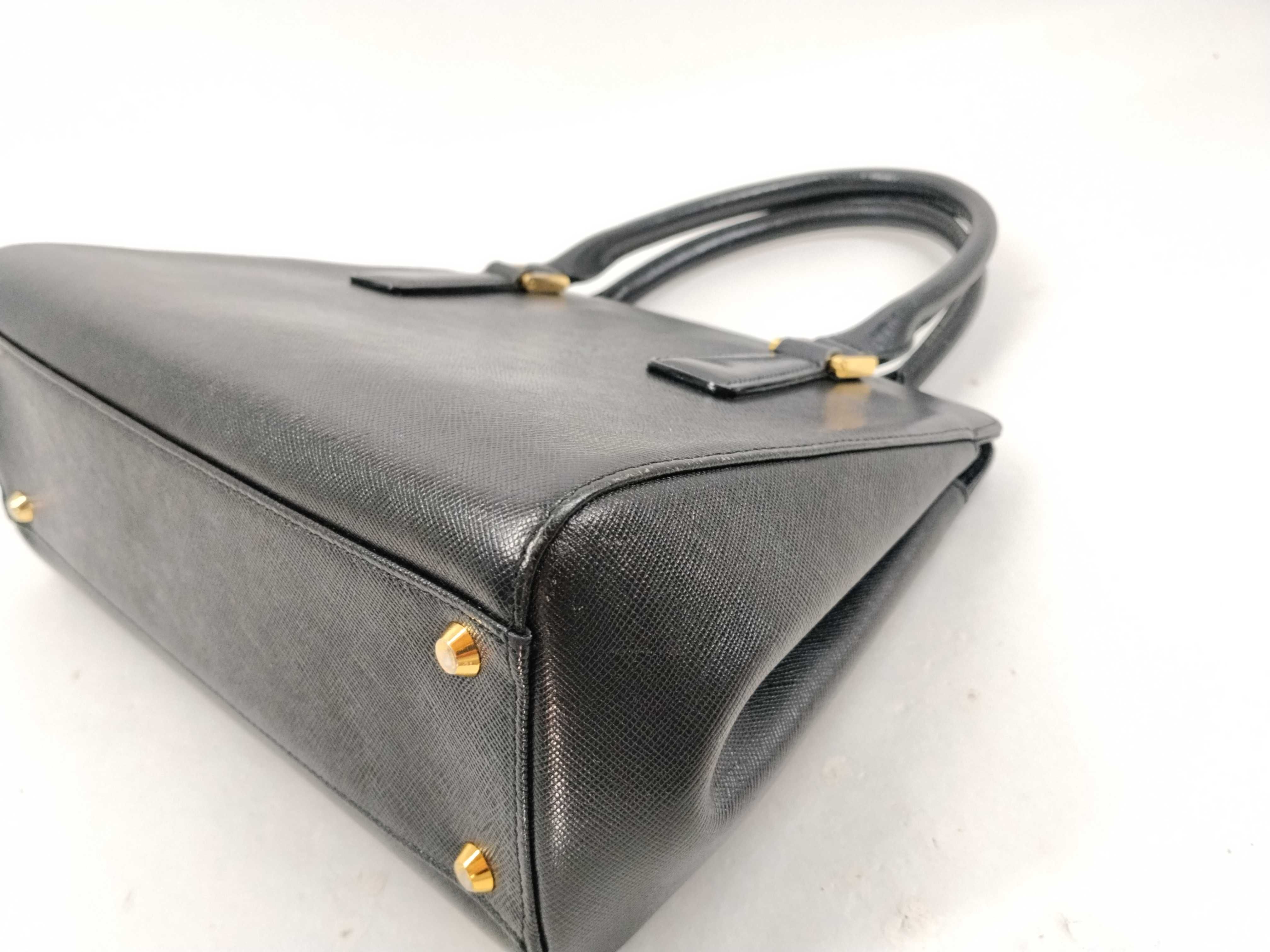Nova Check Handbag, Black — view 6