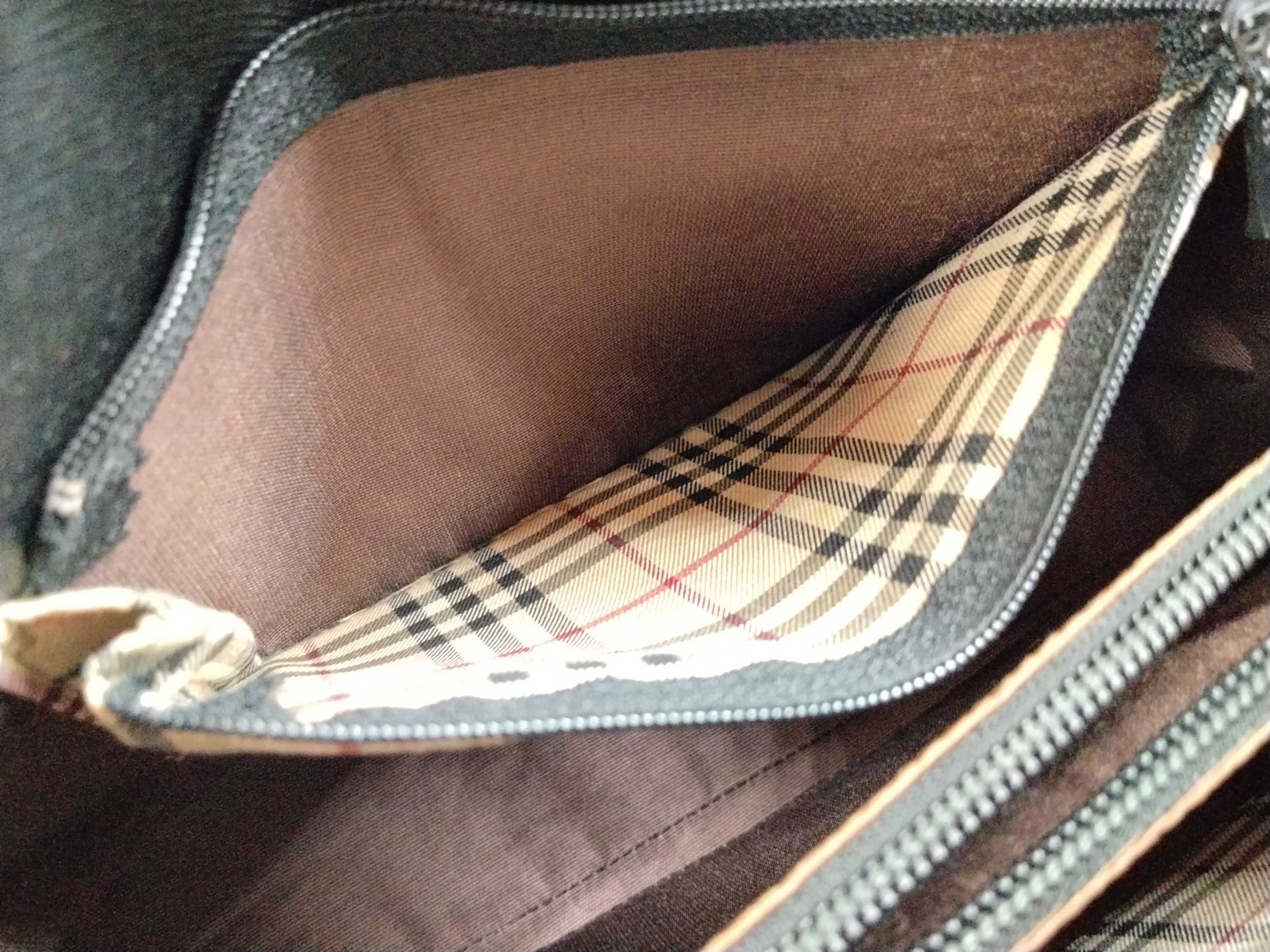 Nova Check Handbag, Black — view 10