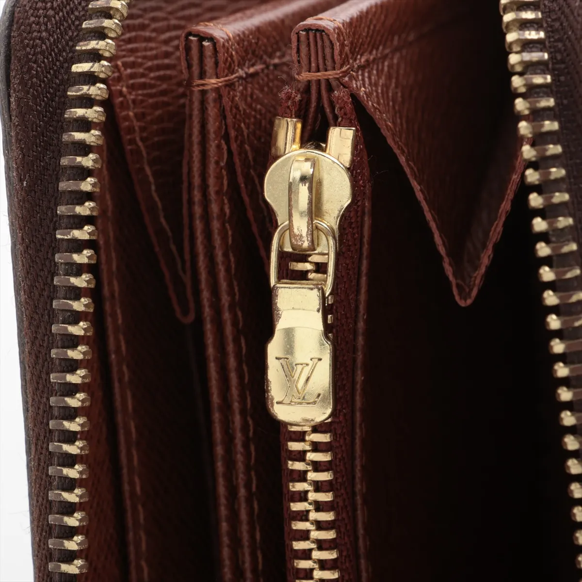 Monogram Zippy Wallet M60017 CA2102 Brown Round Zip Wallet — view 12
