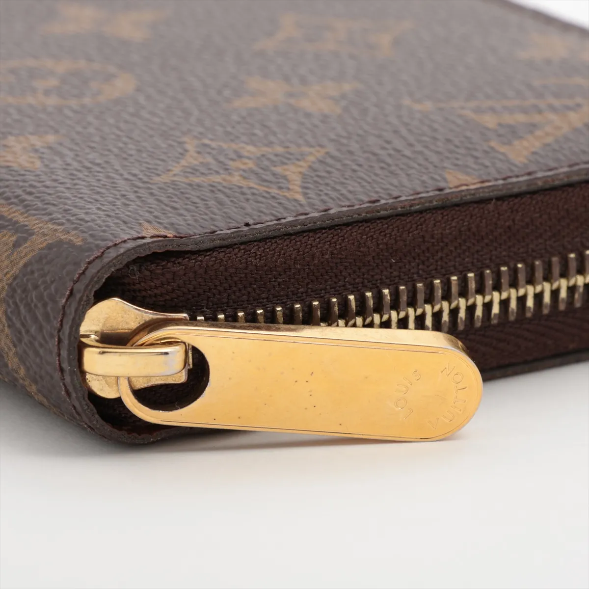 Monogram Zippy Wallet M60017 CA2102 Brown Round Zip Wallet — view 13