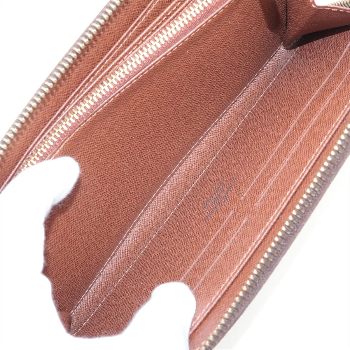 Monogram Zippy Wallet M60017 CA2102 Brown Round Zip Wallet — view 8