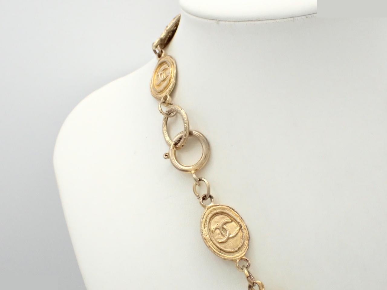 Coco Coin Gold Necklace, Chain approx. 50cm — view 2