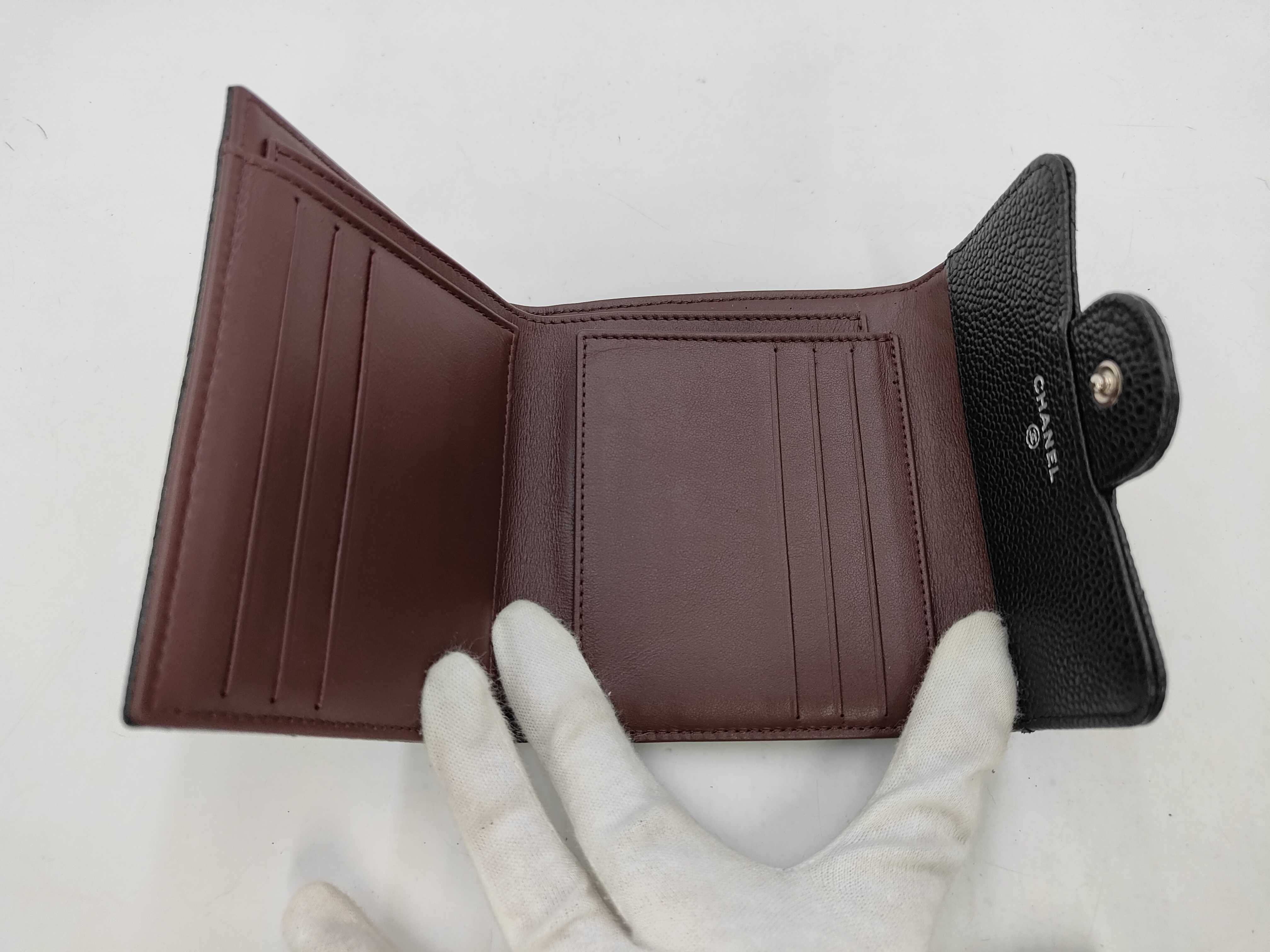 Caviar Skin Classic Small Flap Wallet — view 8