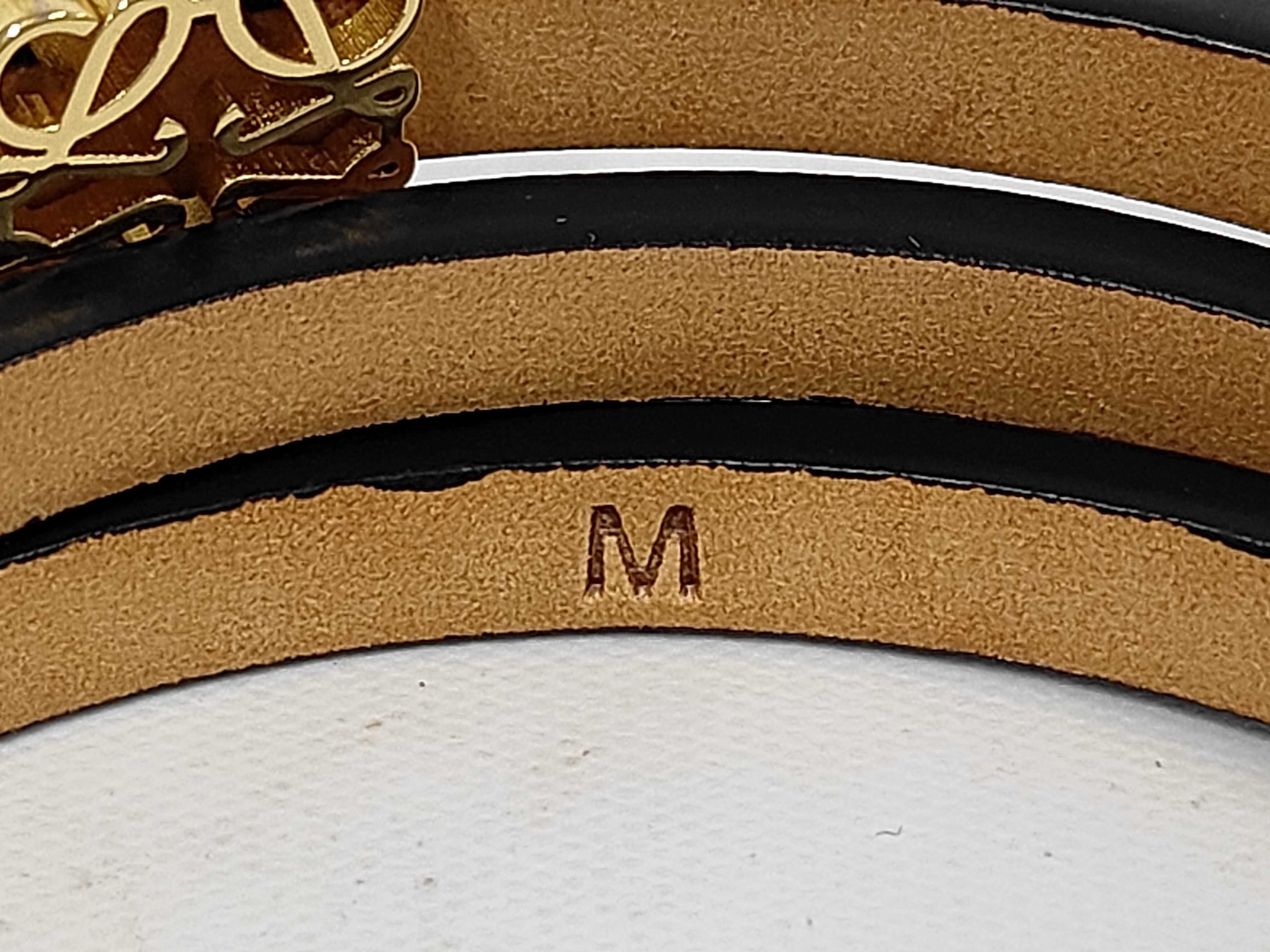 Anagram Bracelet, Leather, Brown, Loewe Bracelet/Bangle — view 5
