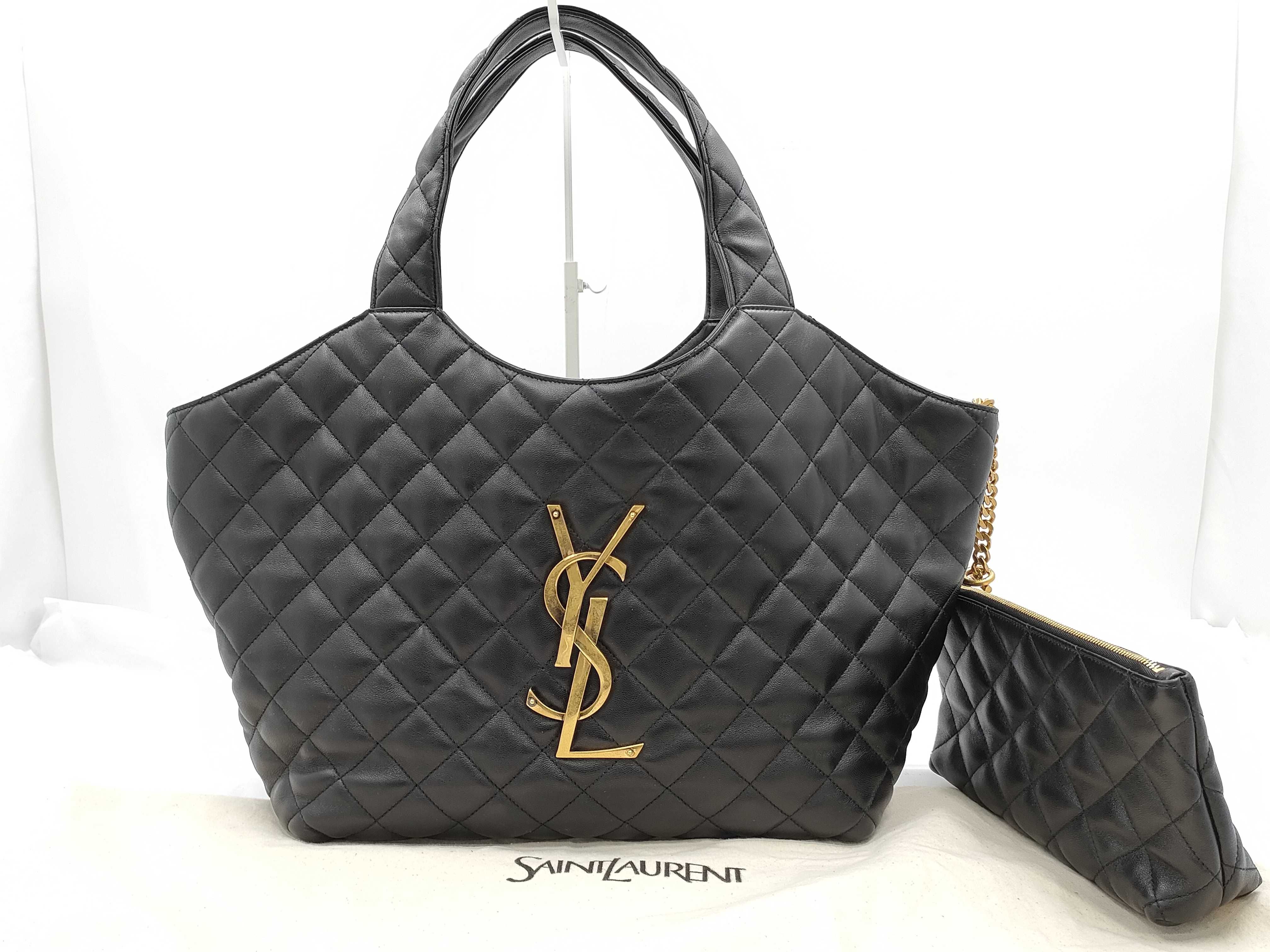 Icare Shopping Bag, Black Tote Bag