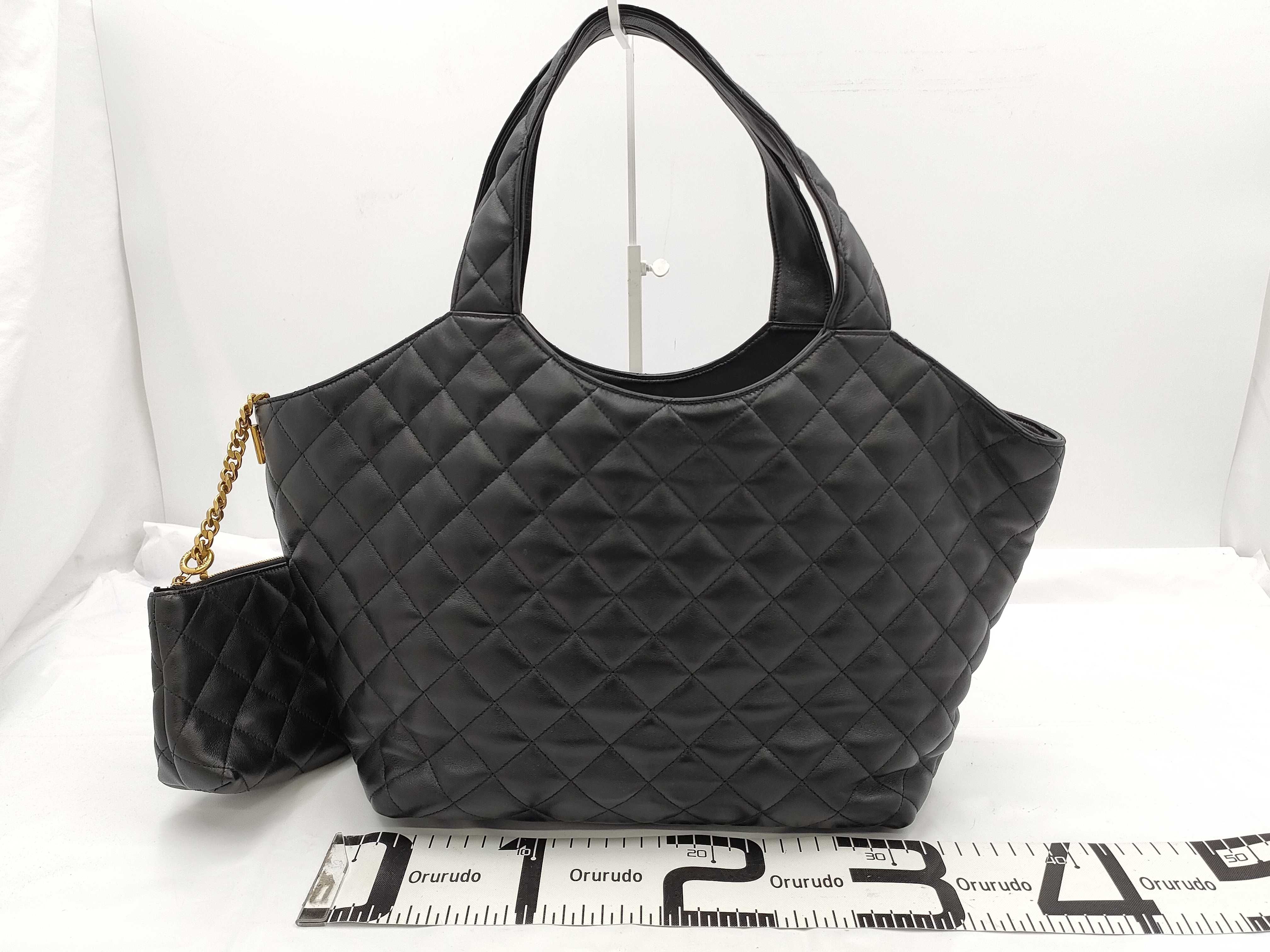 Icare Shopping Bag, Black Tote Bag — view 2