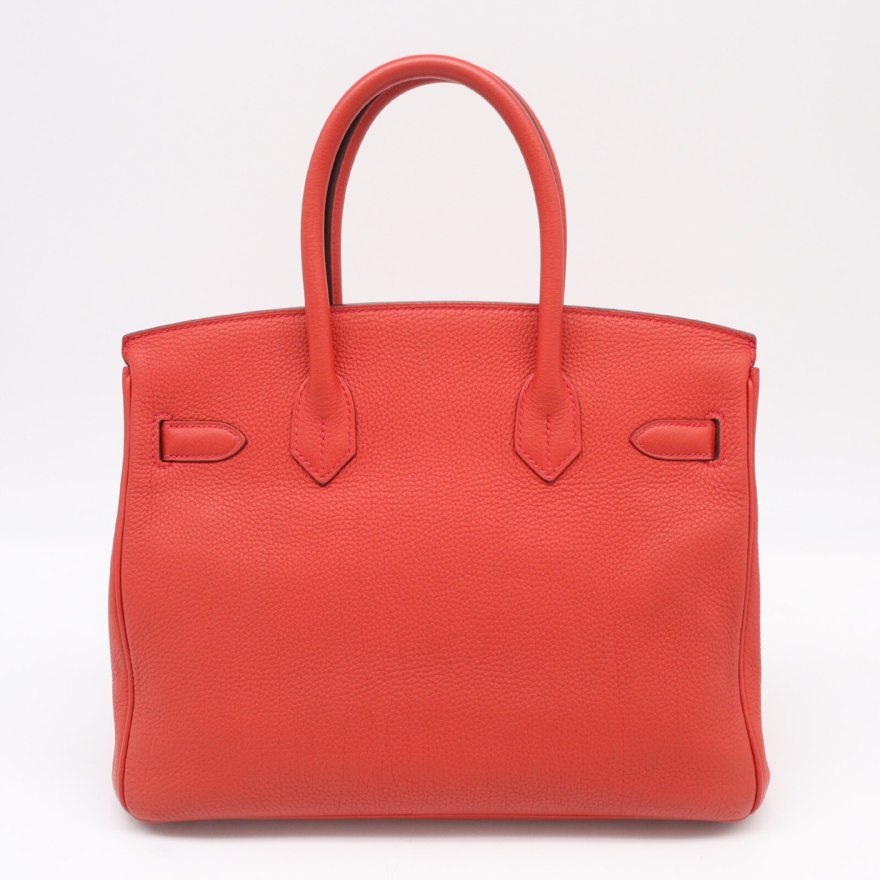 Togo Birkin 30 Rouge Casaque A-stamp handbag — view 2