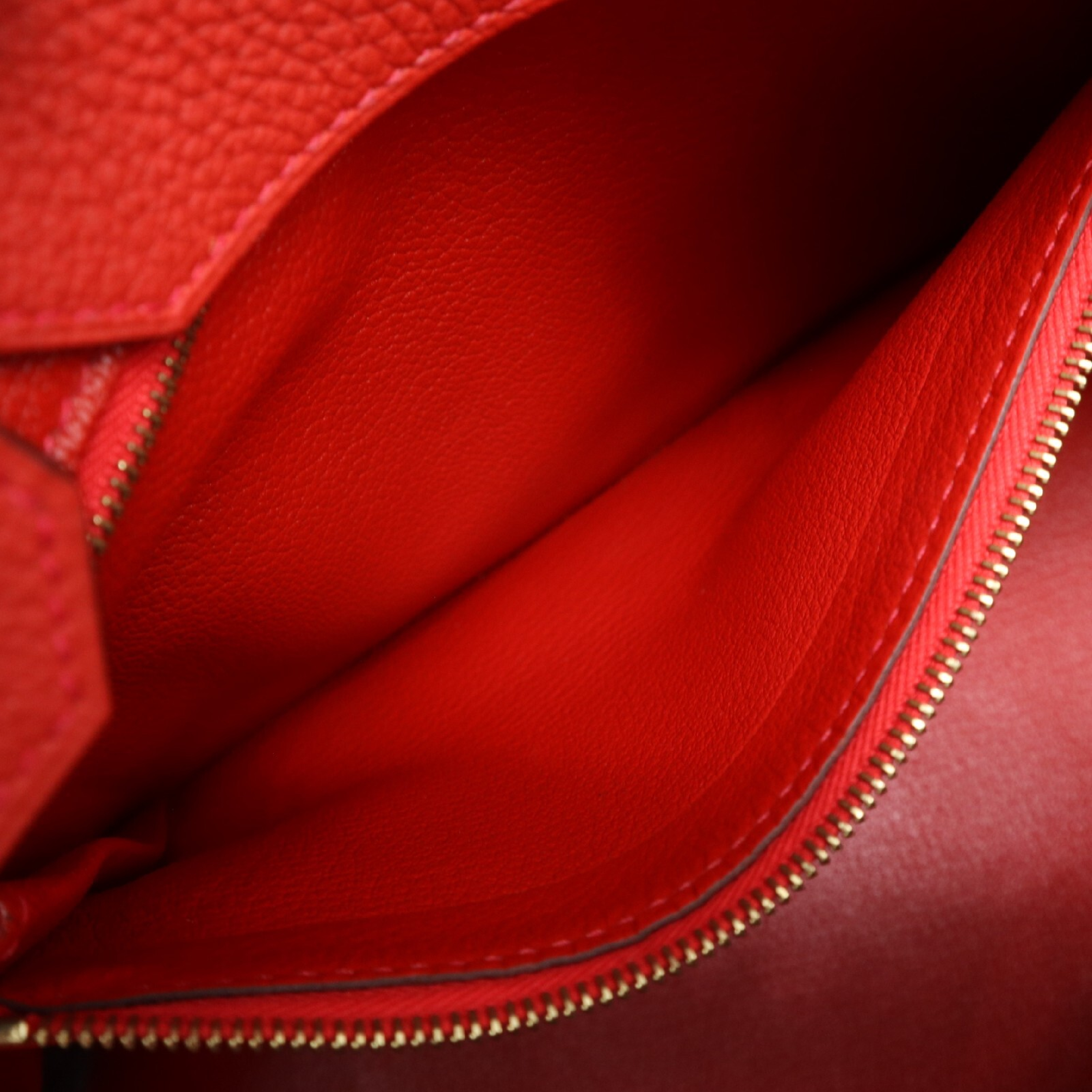 Togo Birkin 30 Rouge Casaque A-stamp handbag — view 12