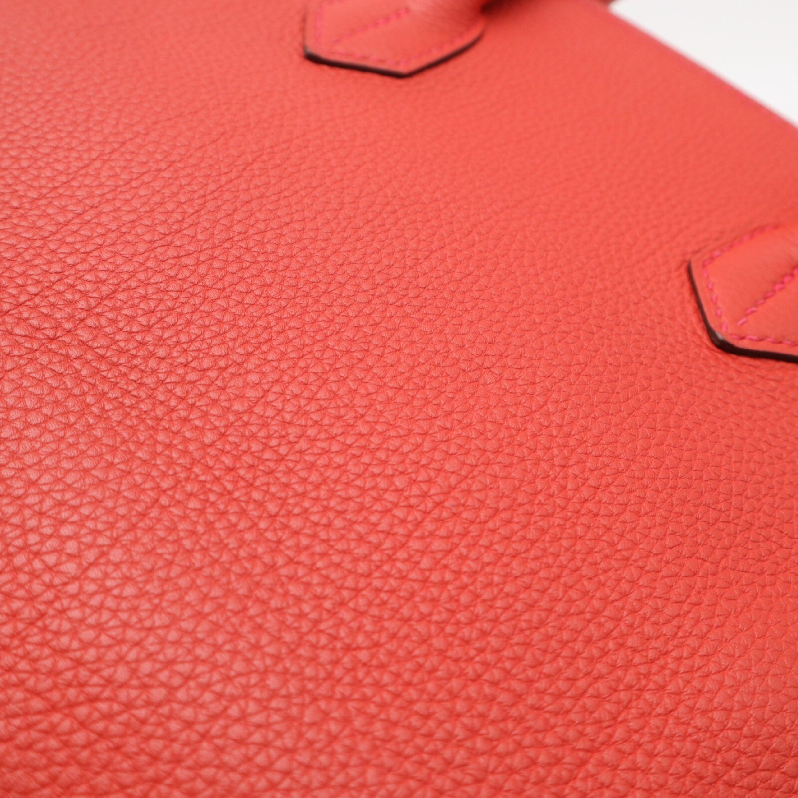 Togo Birkin 30 Rouge Casaque A-stamp handbag — view 3