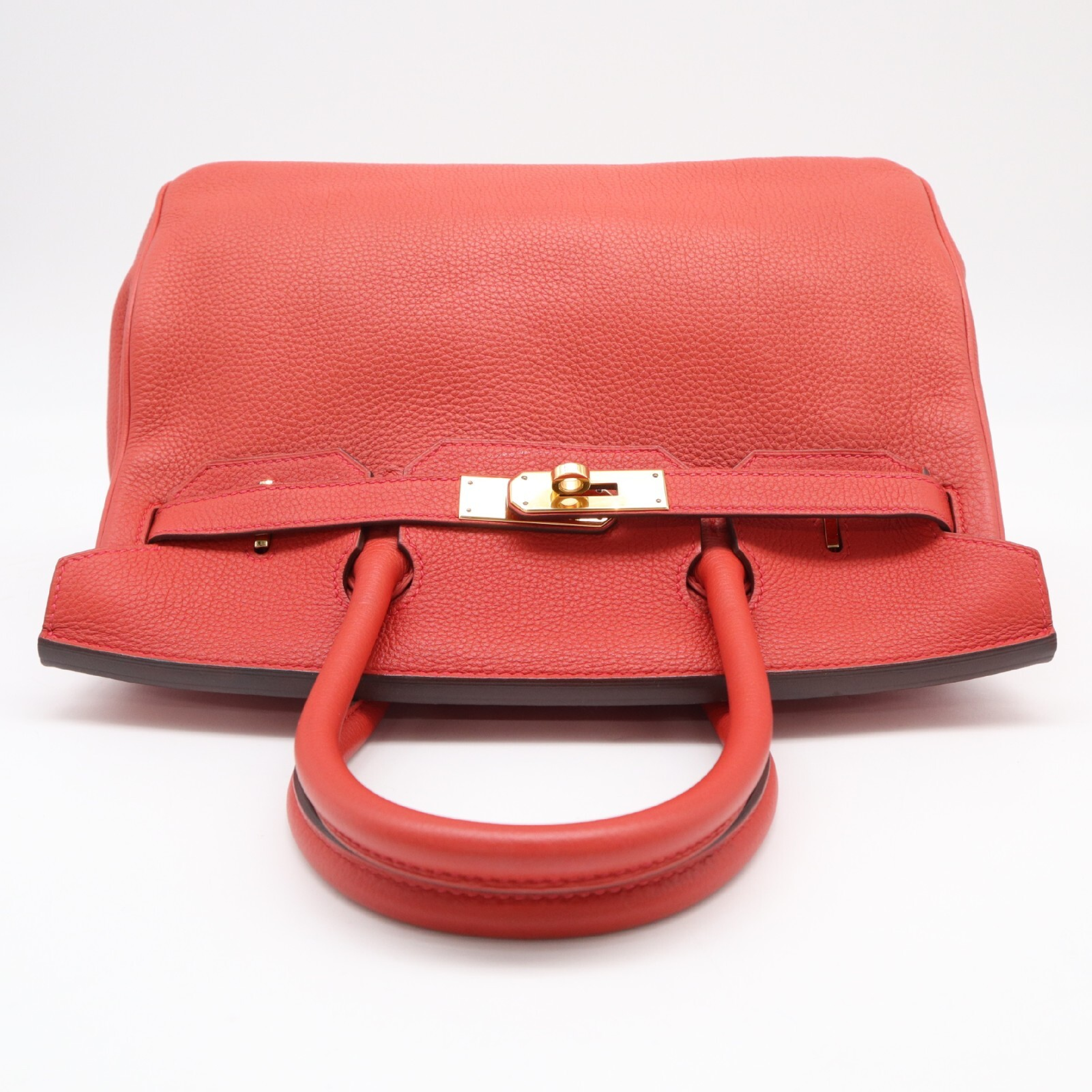Togo Birkin 30 Rouge Casaque A-stamp handbag — view 7