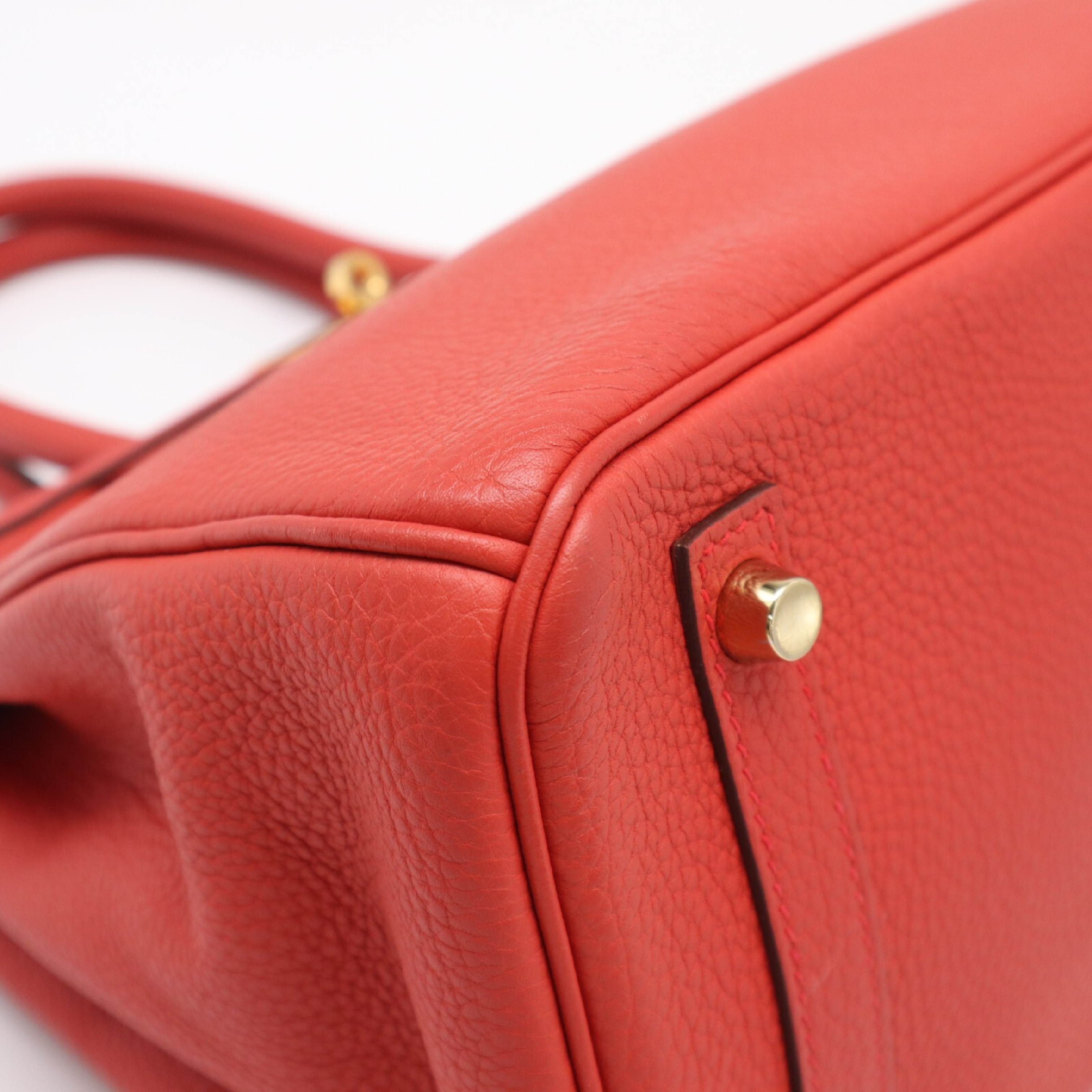 Togo Birkin 30 Rouge Casaque A-stamp handbag — view 9