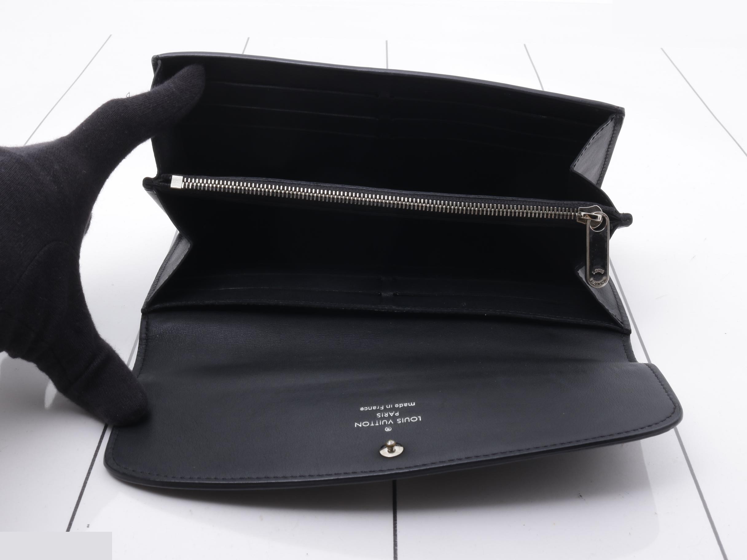 Portefeuille Iris Noir IC Chip — view 4
