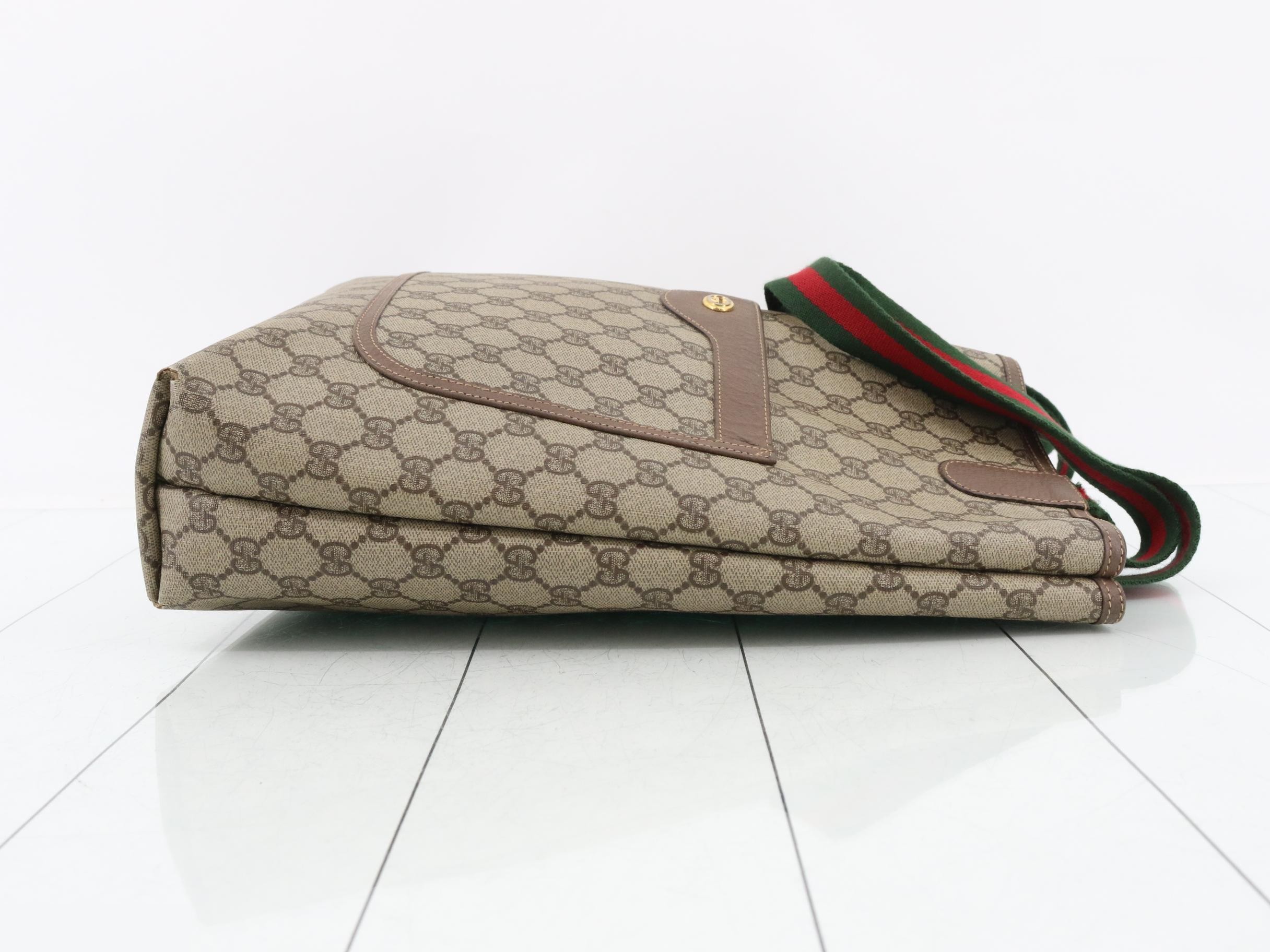gg Supreme Canvas Tote Bag — view 3