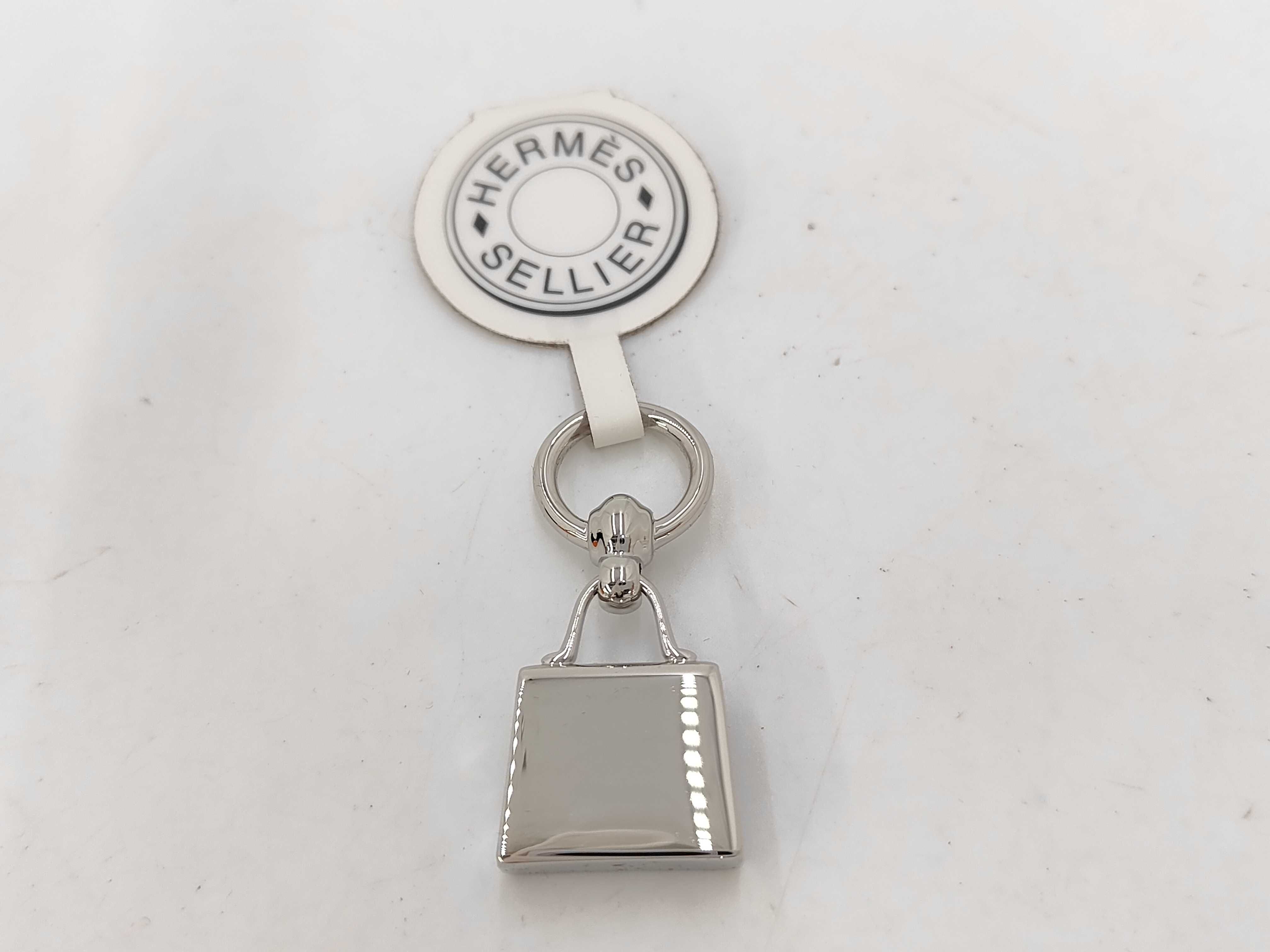 Kelly scarf ring, tie clip, and cufflinks (silver hardware) — view 2