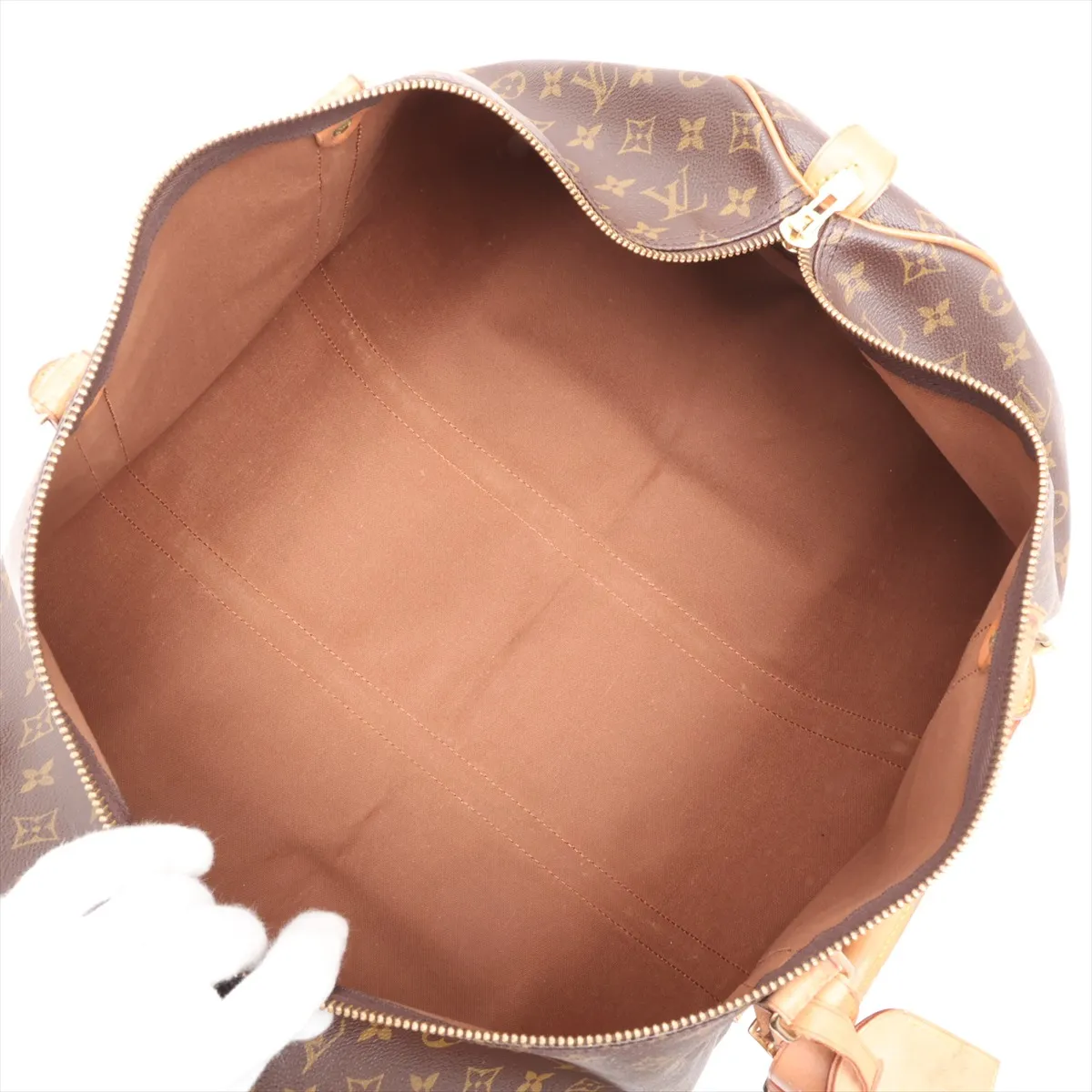 Monogram Keepall 55 M41424 MI1921 Brown — view 7