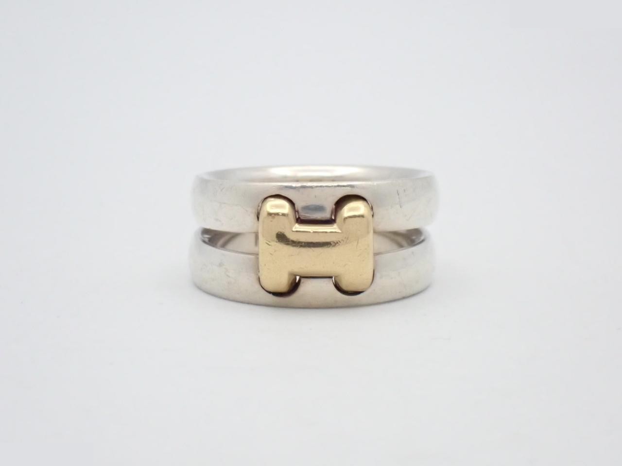 Olympe H Logo Ring, 8.8g