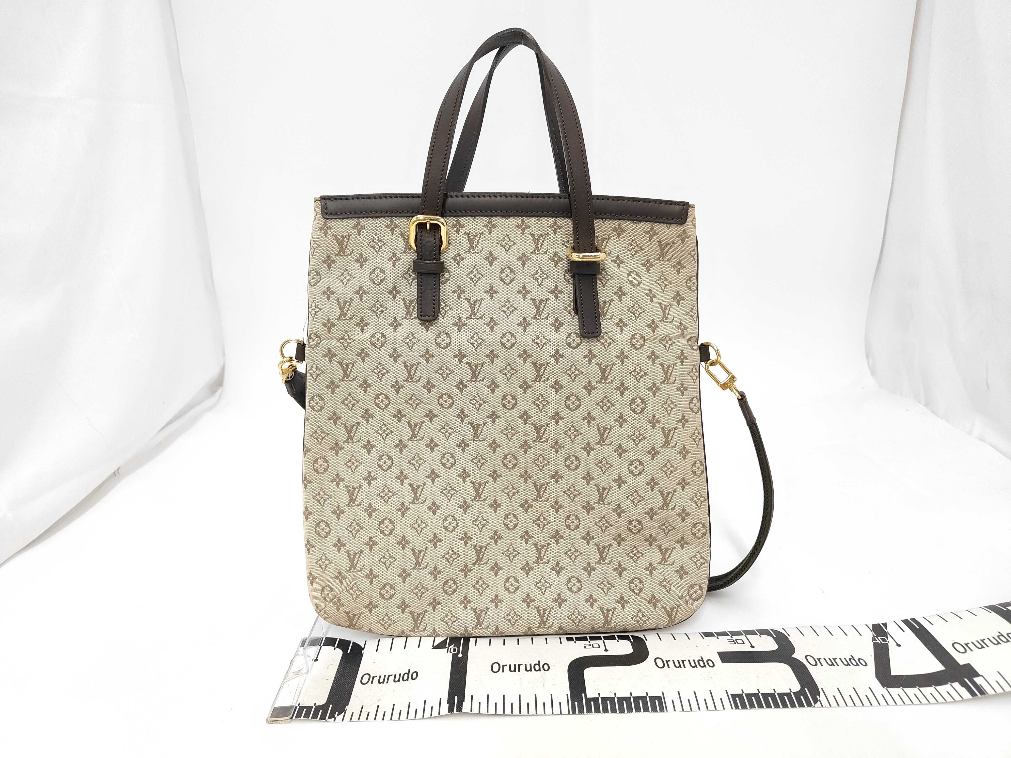 Monogram Mini M92208 Françoise Tote Bag with Shoulder Strap — view 2