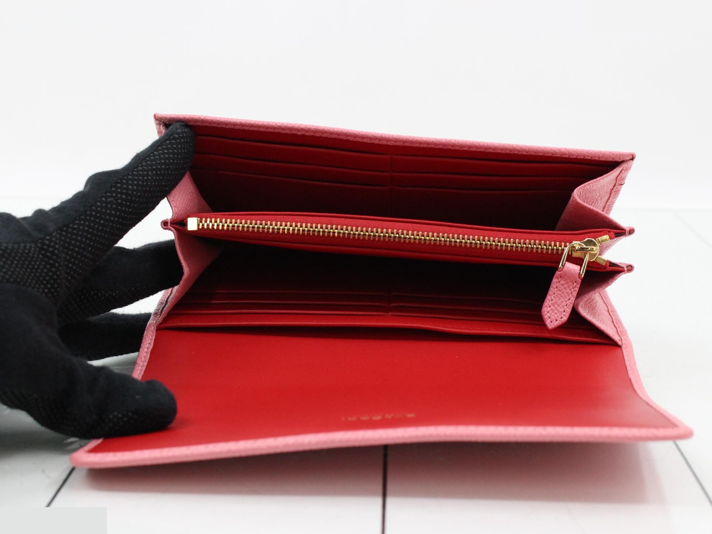 Long Wallet, Unused, Pink — view 4
