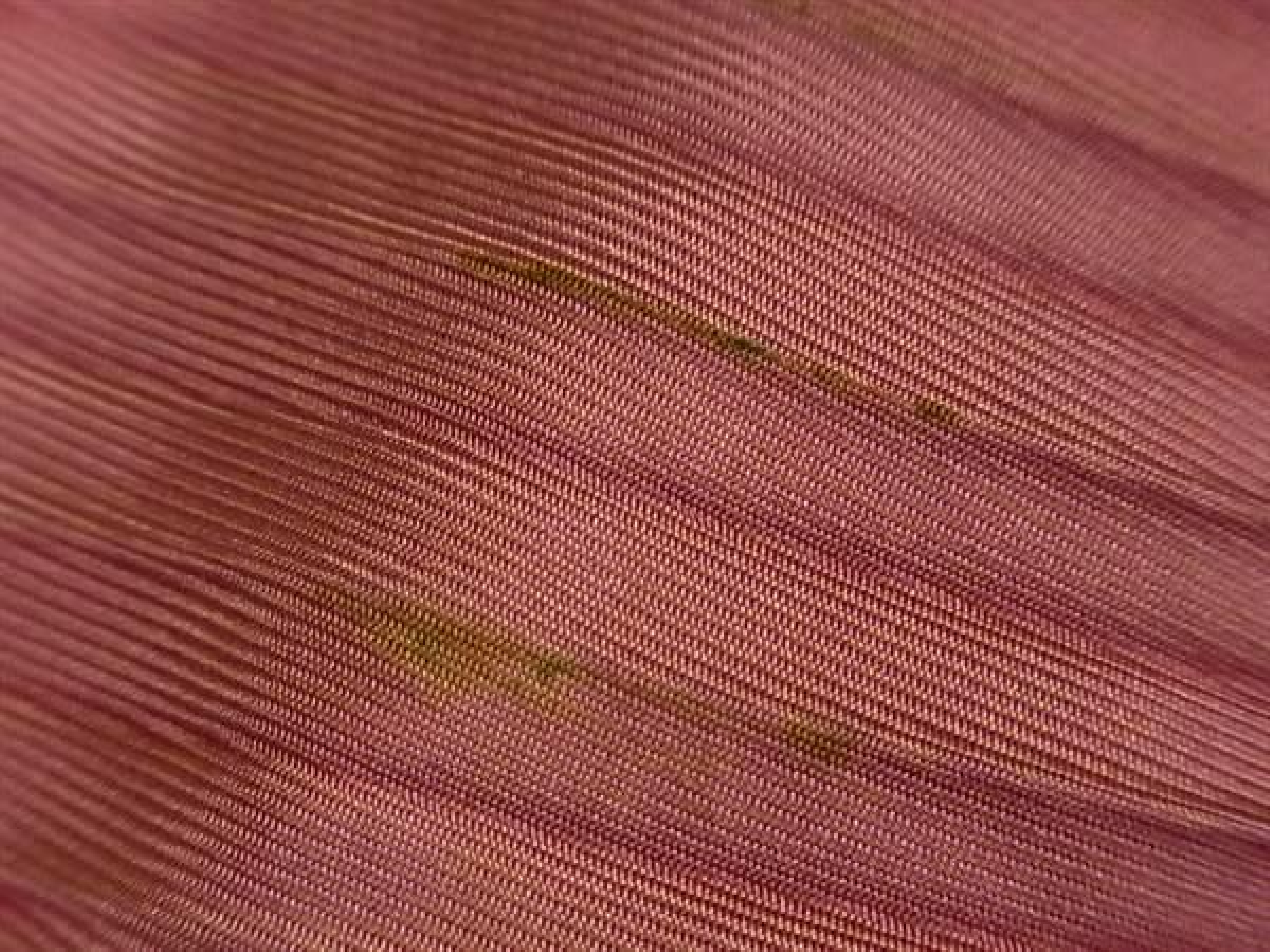 Carre Plise Pleated Carre 100% Silk Scarf Stole Women's Pink BQ5903 Other Accessories — view 6