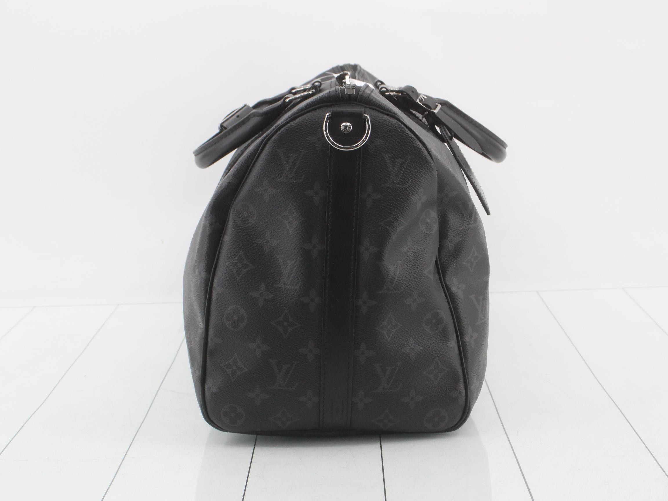 M40569 Keepall Bandoulière 45 Monogram Eclipse — view 4