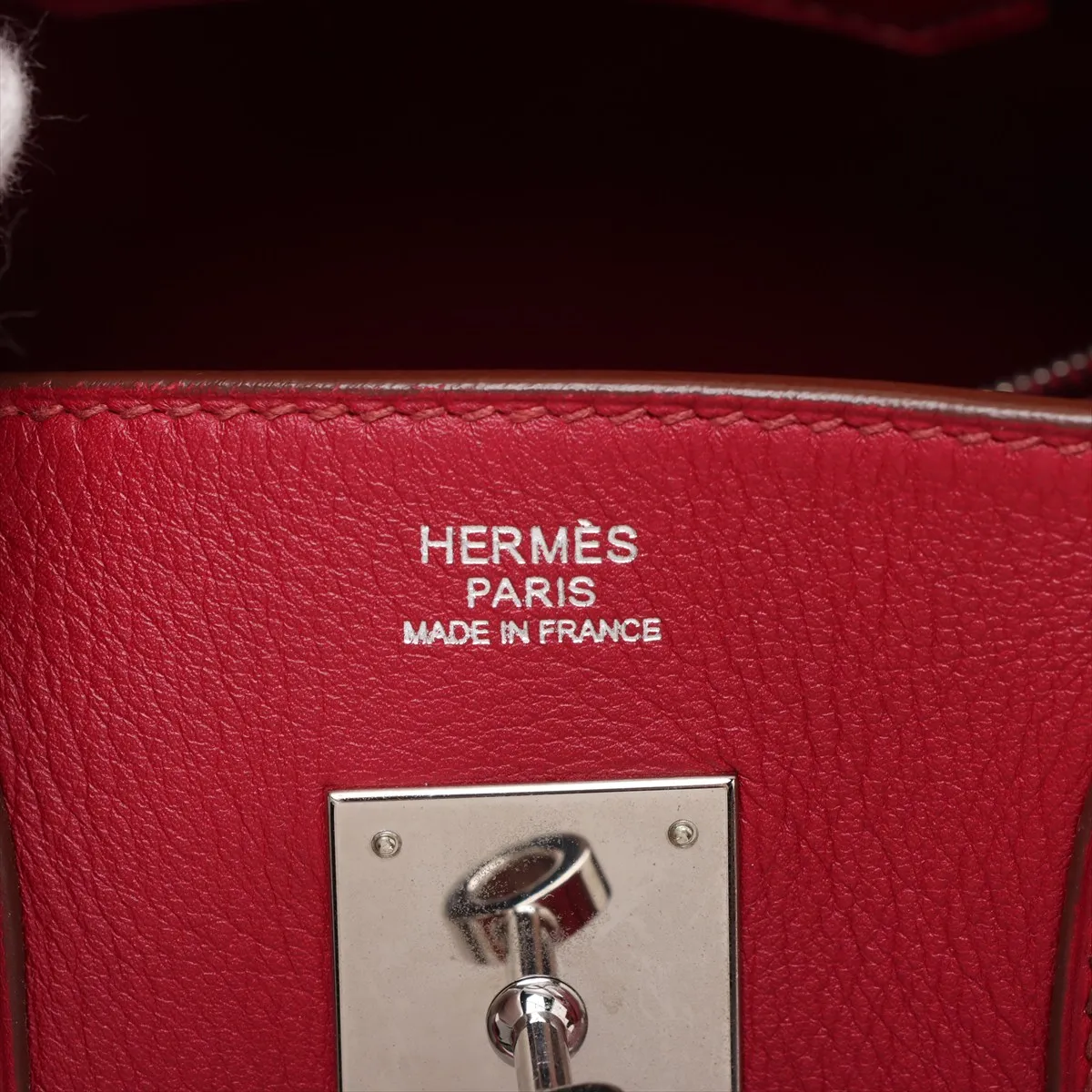 [Individually wrapped] Hermes Birkin 30 Le Tourne Vaux Swift Ruby Silver Hardware N:2010 — view 10